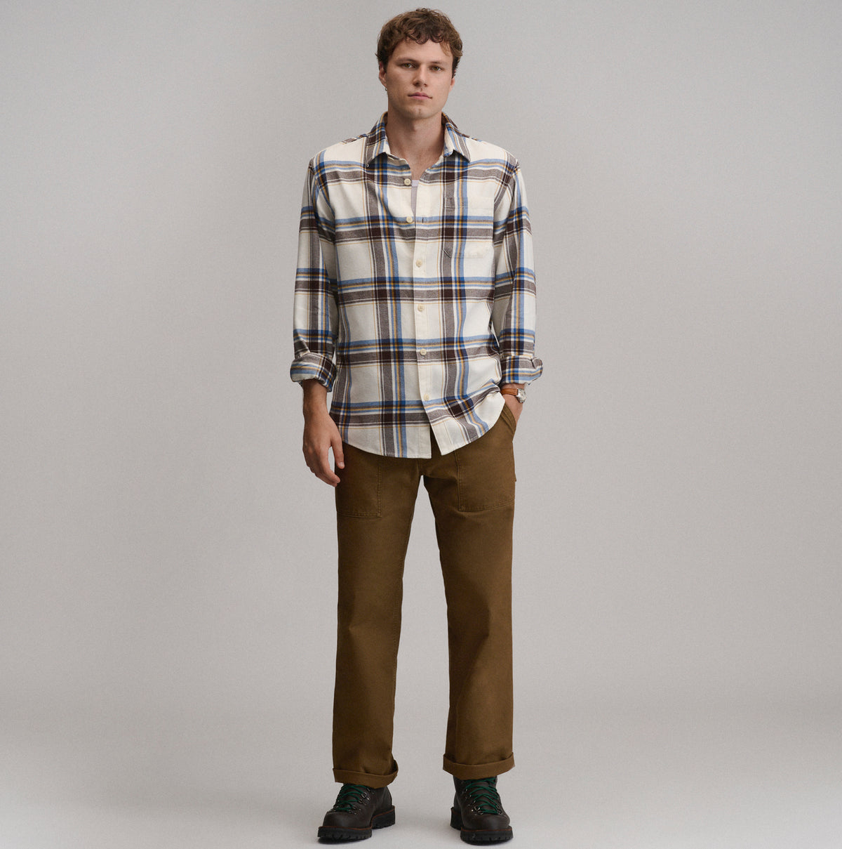 LS Eddie Bauers Favorite Flannel -Relaxed-Shell-64