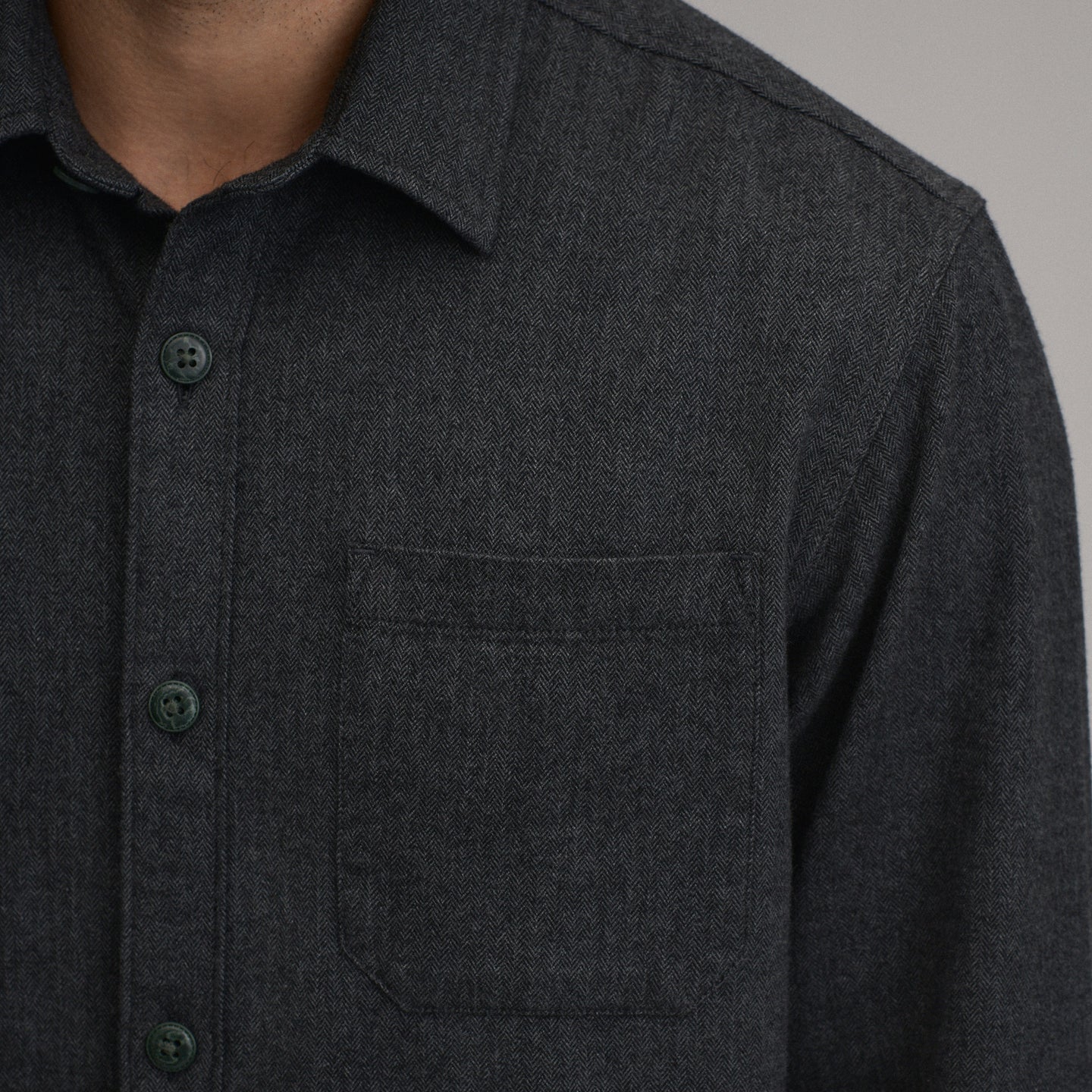 LS Eddie Bauers Favorite Flannel -Relaxed-Smokedgray-67