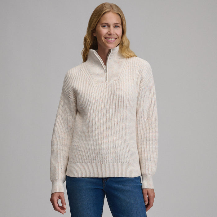 Women's Solid Mock-Neck Sweater