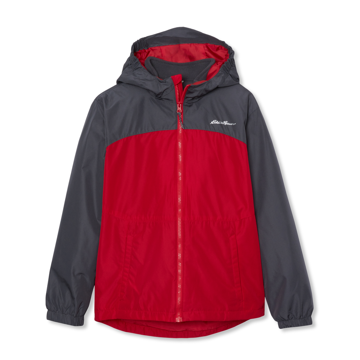 Boys' 3-In-1 Jacket-Red-4