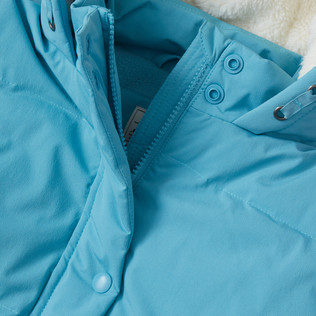 Girls' Down-Filled Stadium Jacket-Delphinium Blue-7