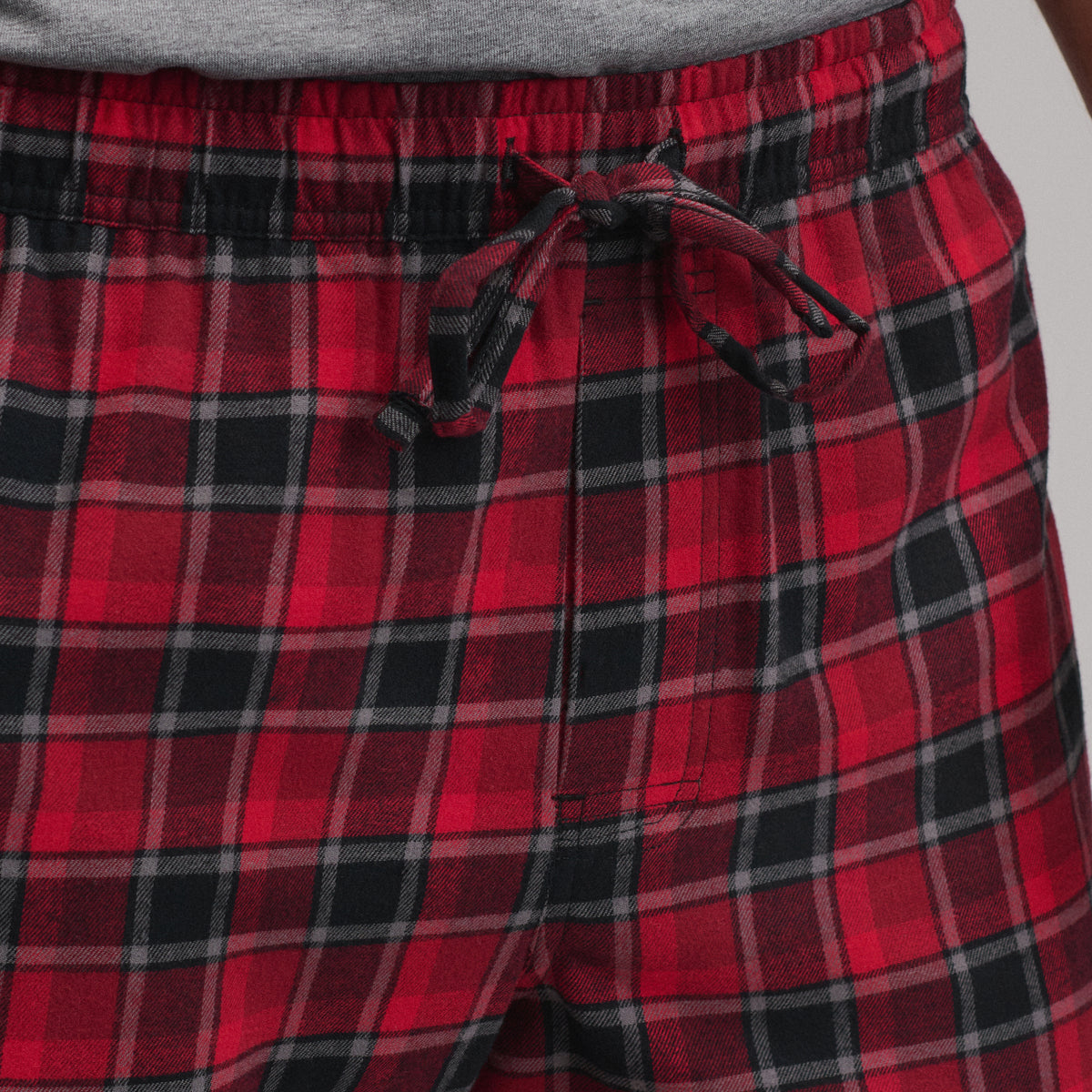 Flannel Woven Pant-Cardinal-3