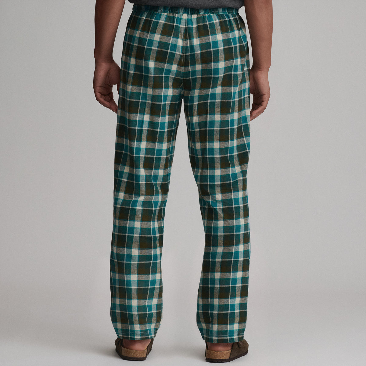 Flannel Woven Pant-Green Multi-10