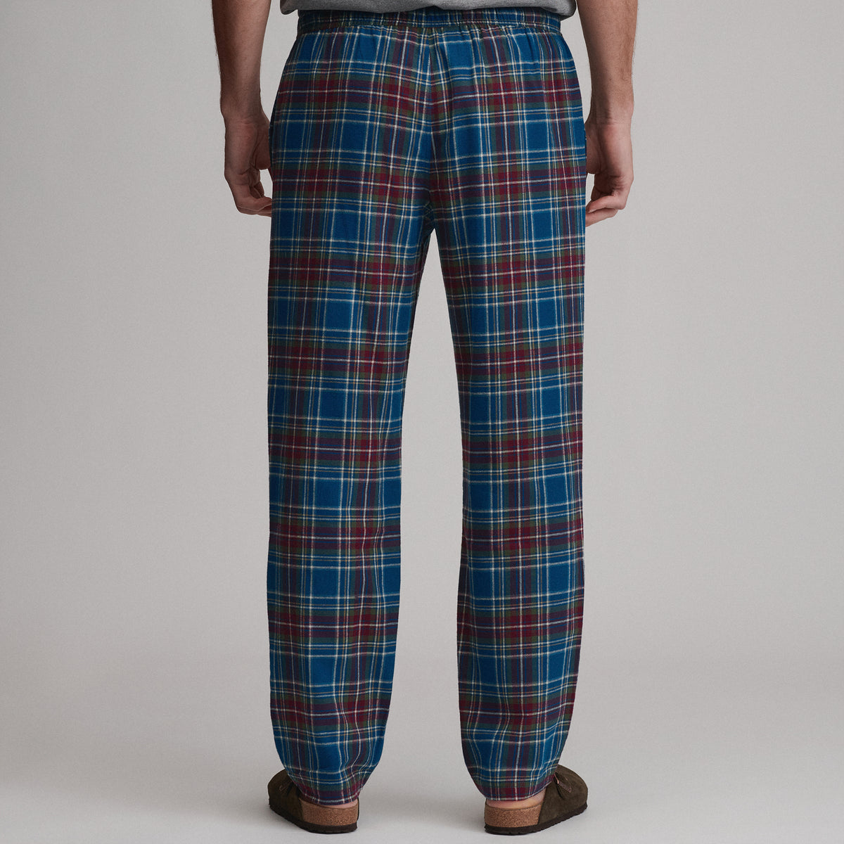 Flannel Woven Pant-Marine-18