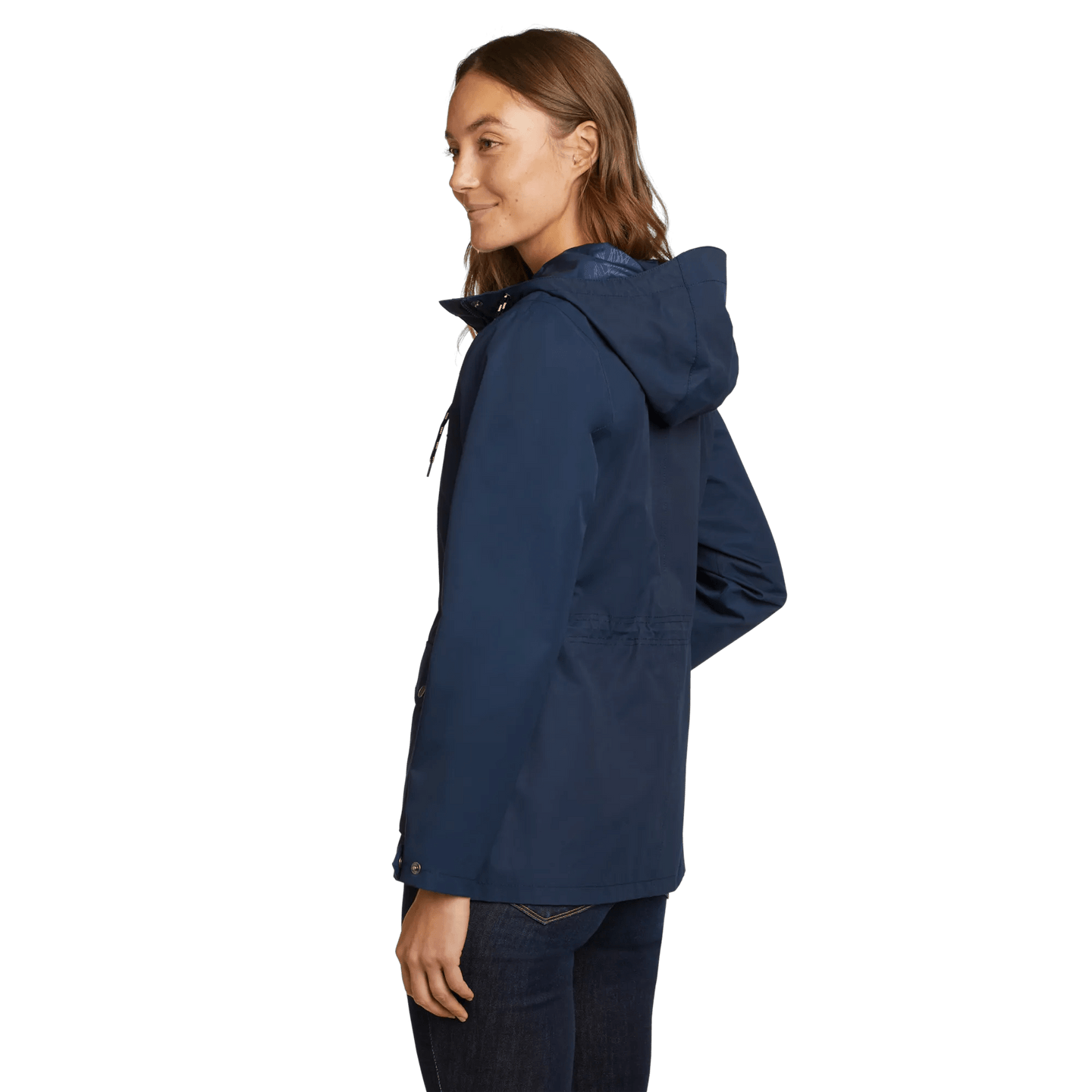 Women's Charly Waterproof Hooded Rain Jacket-Med Indigo-Regular-6