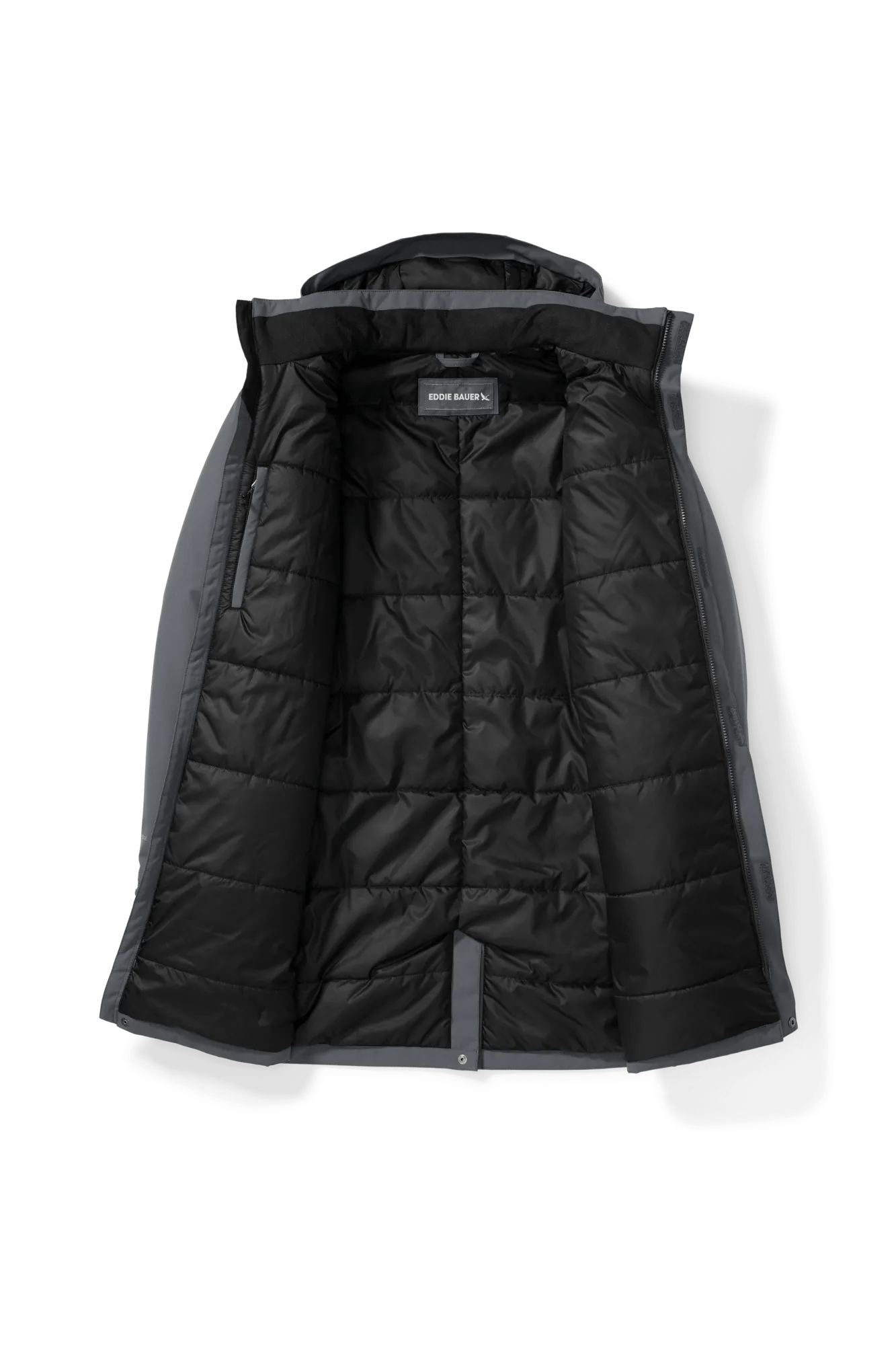 Men's Mainstay Insulated Waterproof Hooded Trench Coat-Storm-Regular-2