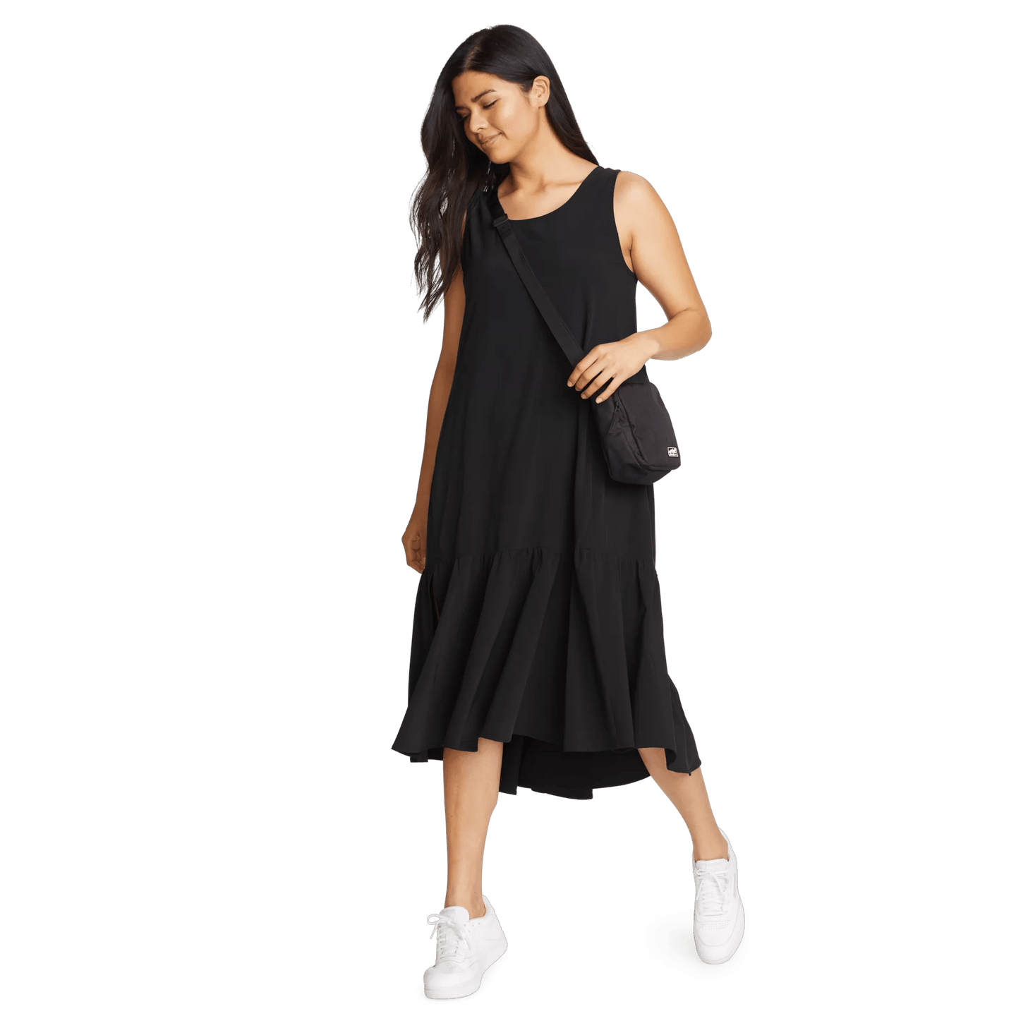 Women's Departure Midi Dress-Black-Regular-5