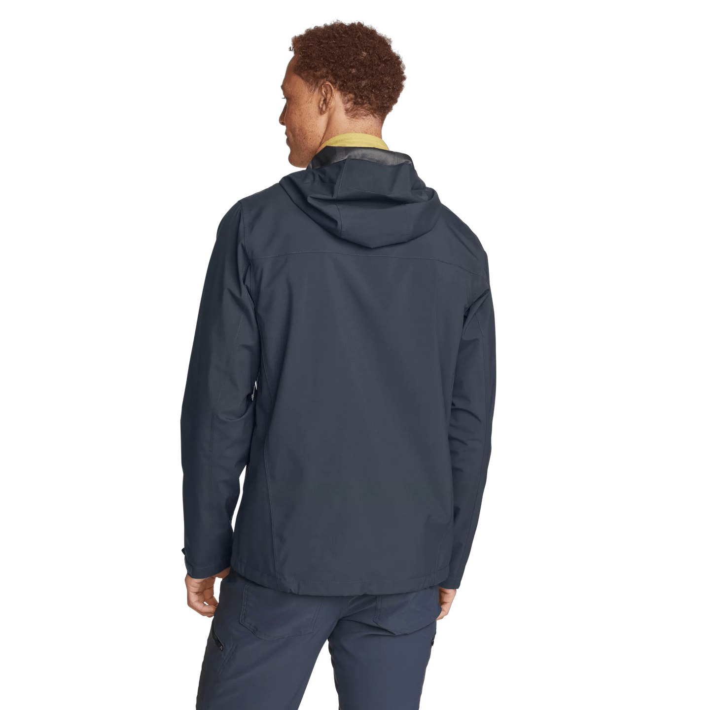 Men's Cloud Cap Waterproof Stretch Hooded Rain Jacket-Storm-Regular-3
