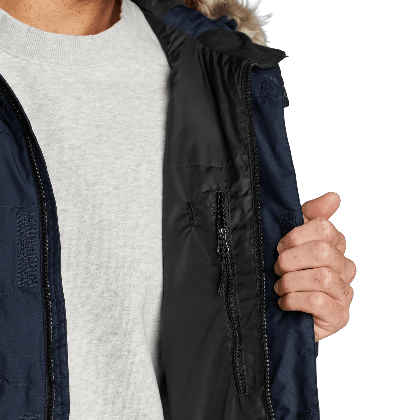 Men's Boundary Pass Down Hooded Parka-Brook-Regular-10