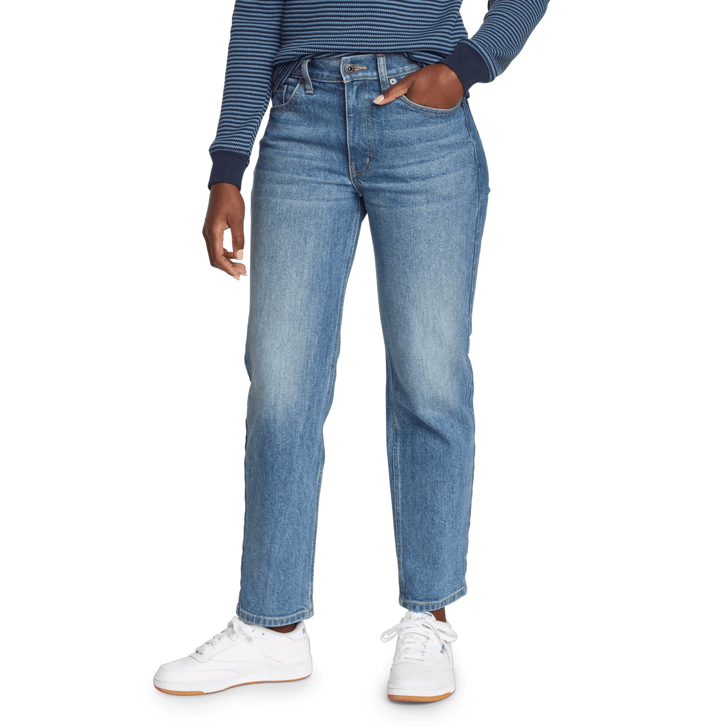 Women's Authentic High-Rise Straight Leg Jeans-Vintage-Regular-7