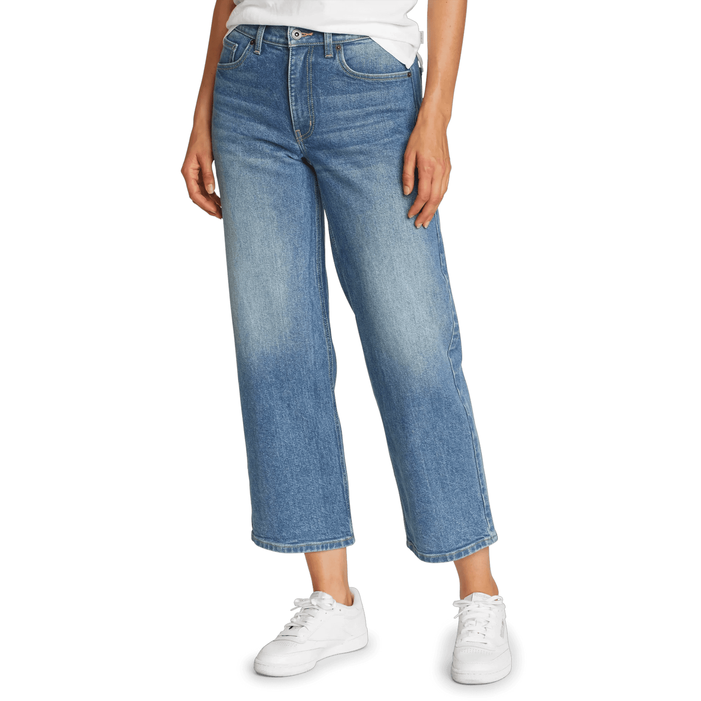 Women's Authentic Everyday High-Rise Cropped Jeans-Vintage-Regular-1