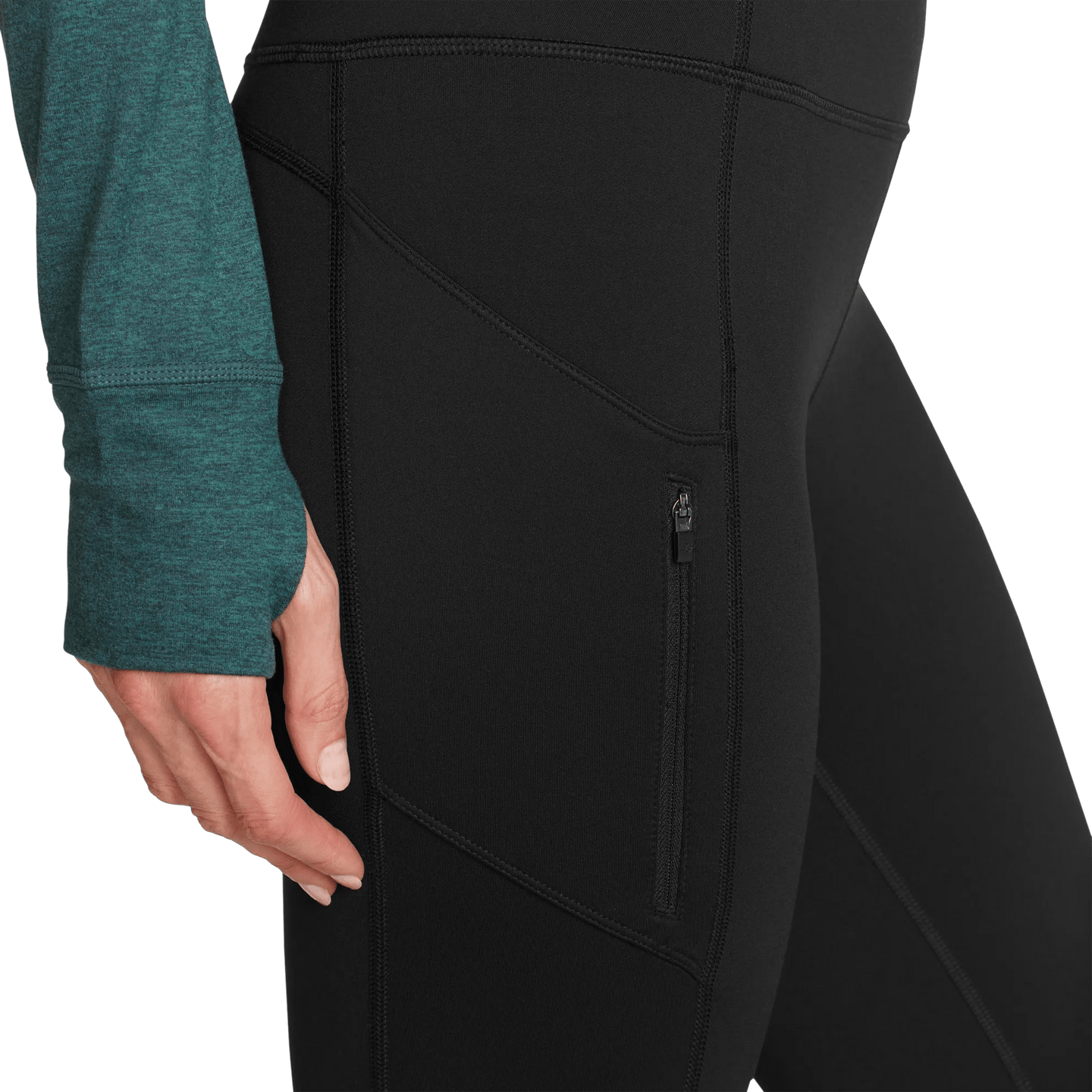 Women's Crossover Winter Trail Adventure High-Rise Leggings-Black-Regular-16