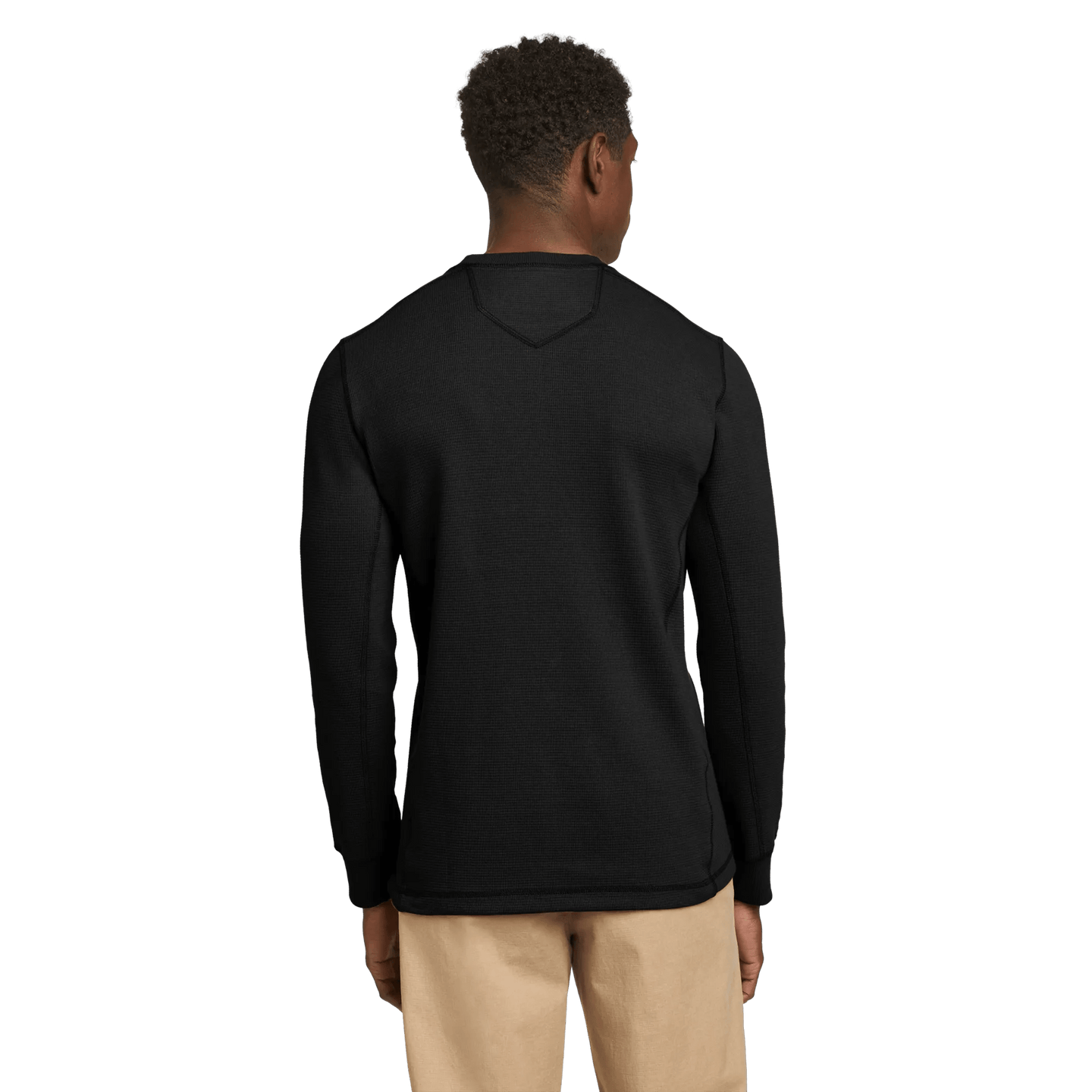 Men's Eddie's Favorite Ultrasoft Thermal Crew-Black-Regular-10
