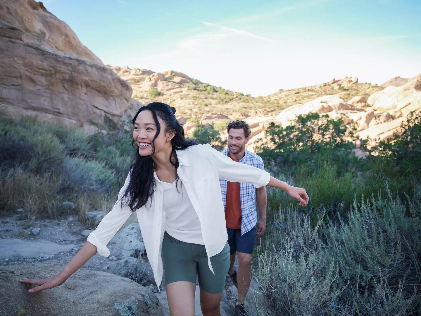 Women's Departure 3.0 LS Shirt-Snow-Regular-5