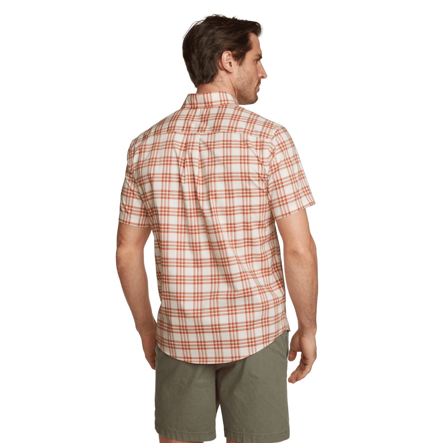 Men's Voyager Flex Short Sleeve Shirt Terracotta Regular 19