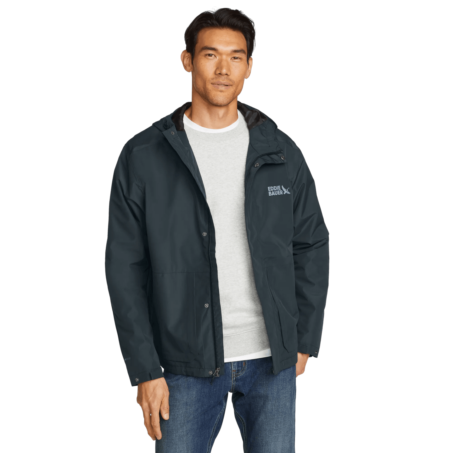 Men's Rainfoil® Waterproof Packable Hooded Storm Jacket-Storm-Regular-27