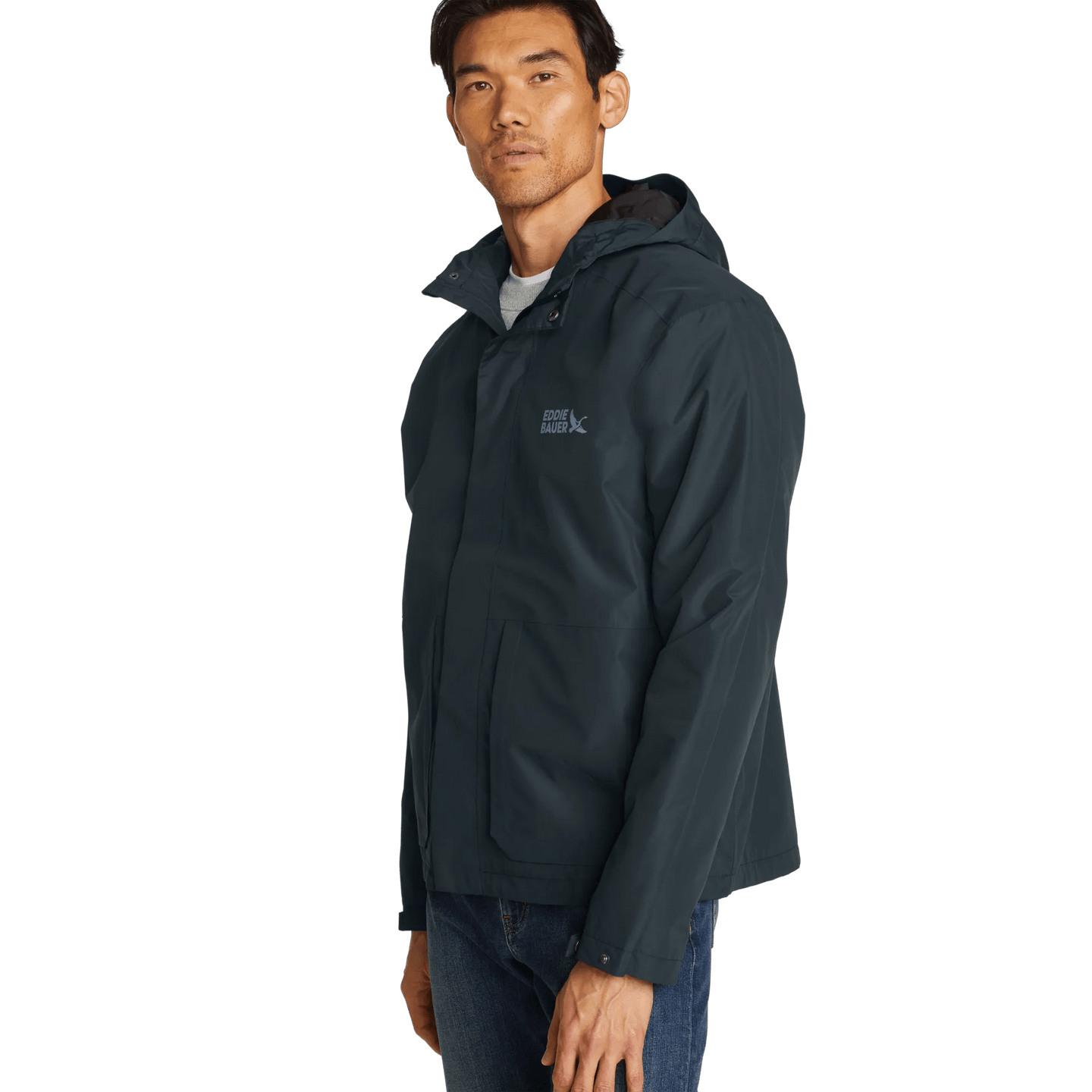 Men's Rainfoil® Waterproof Packable Hooded Storm Jacket-Storm-Regular-2