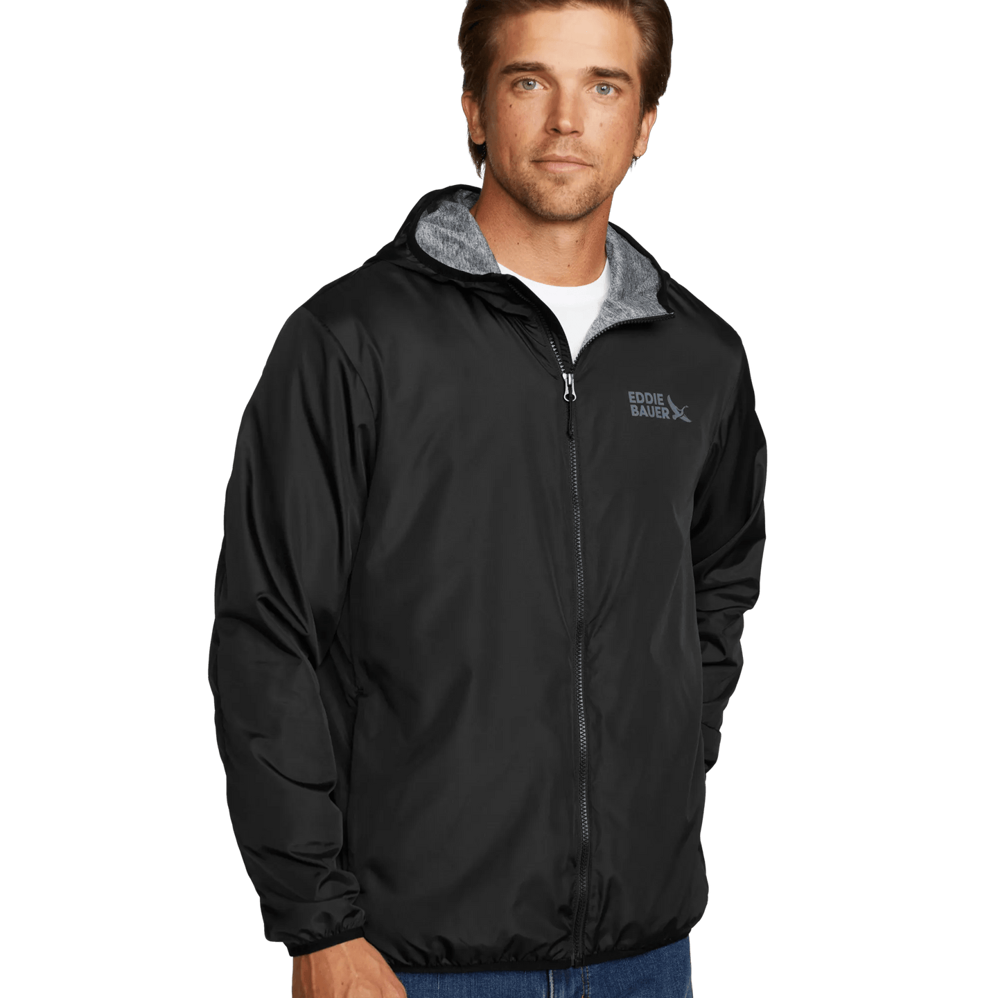 Eddie Bauer Men's Quilo Lined Windbreaker Eddie Bauer Men's Quilo Lined Windbreaker