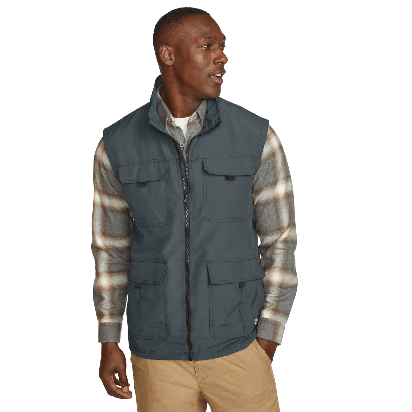 Men's Adventurer Hiking Vest-Storm-Regular-1