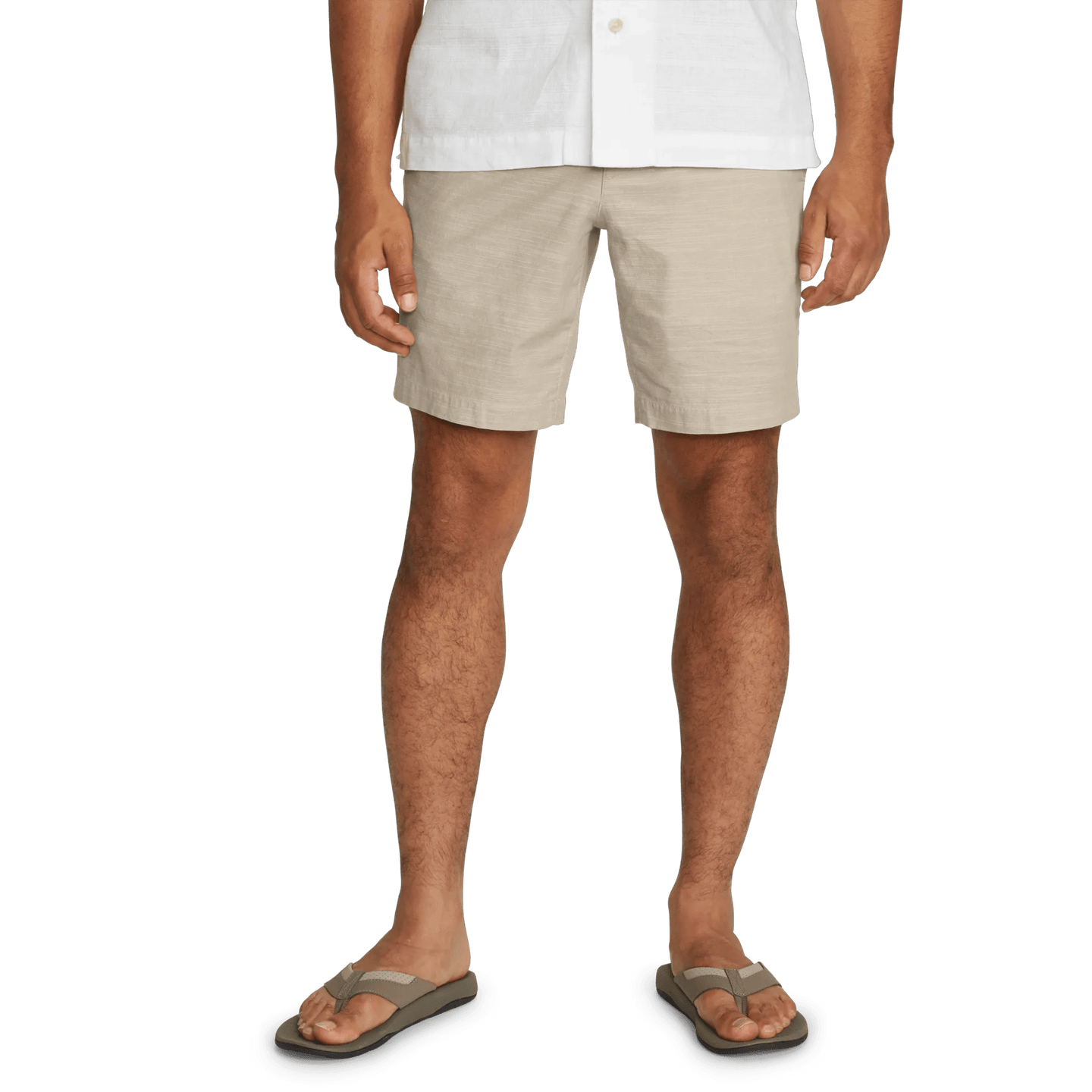 Men's Camano Shorts - Solid-Light Khaki-Regular-2