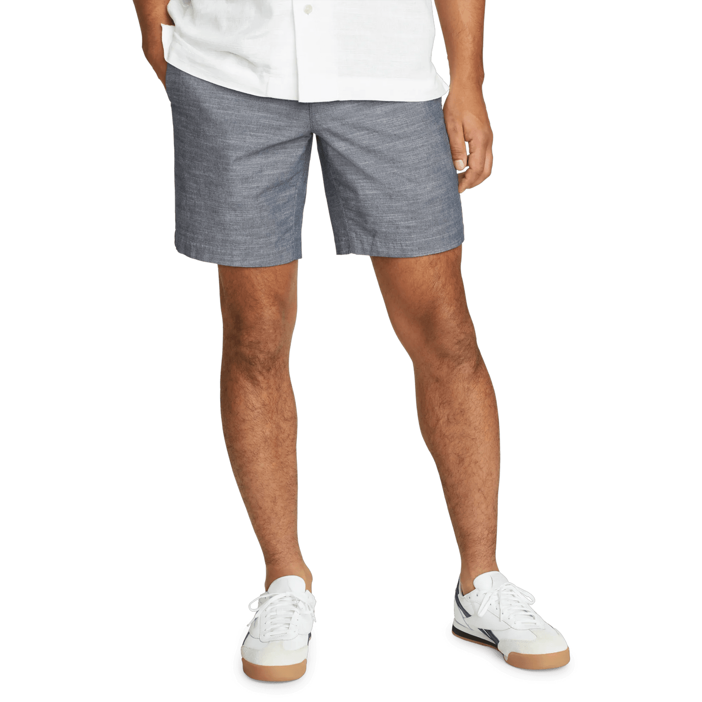 Men's Camano Shorts - Solid-Med Indigo-Regular-28