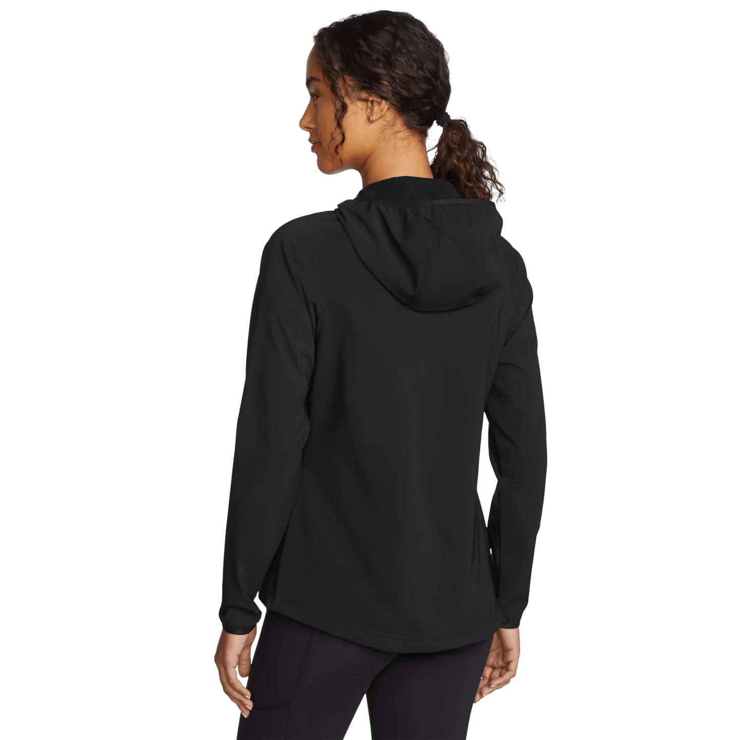 Women's Stratify Soft Shell Hoodie-Black-Regular-5
