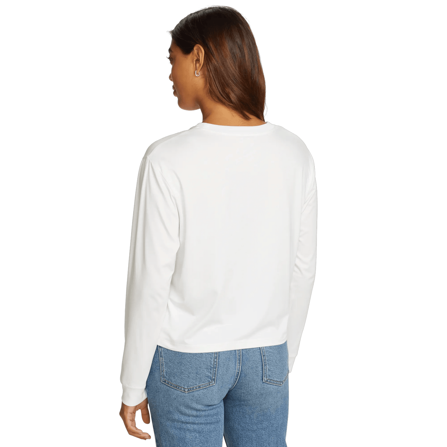 Women's Surreal Travel Long-Sleeve Shirt-White-Regular-2
