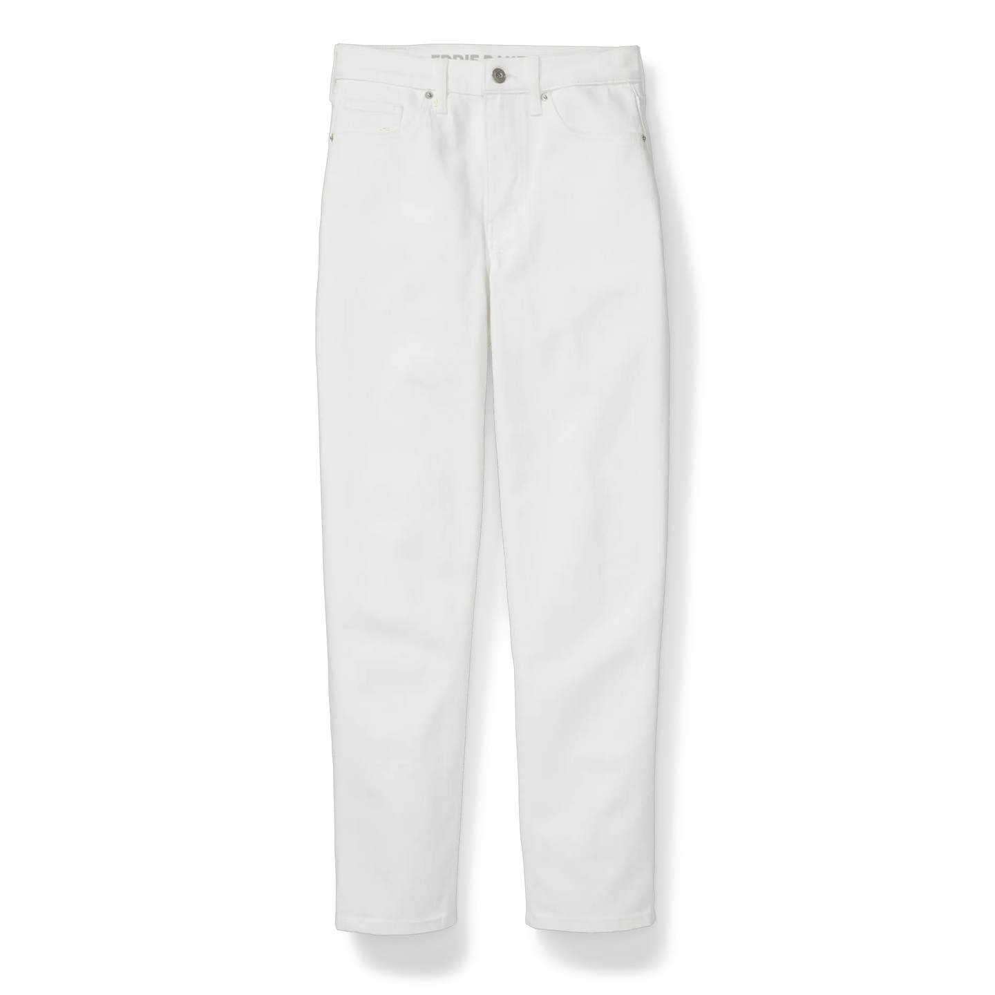 Women's Authentic High-Rise Straight Leg Jeans-White-Regular-12