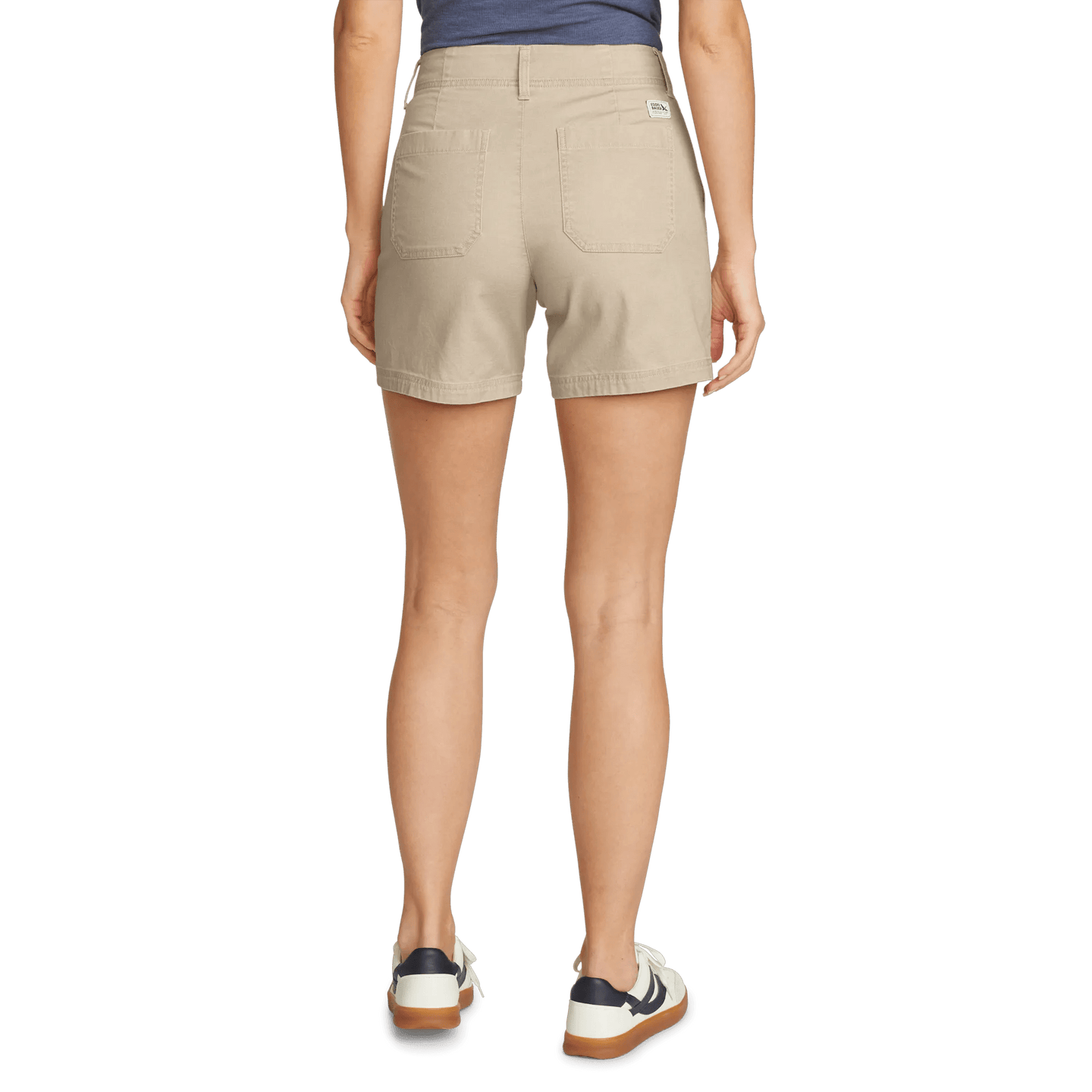 Women's Canvas Utility Shorts-Tan-Regular-1