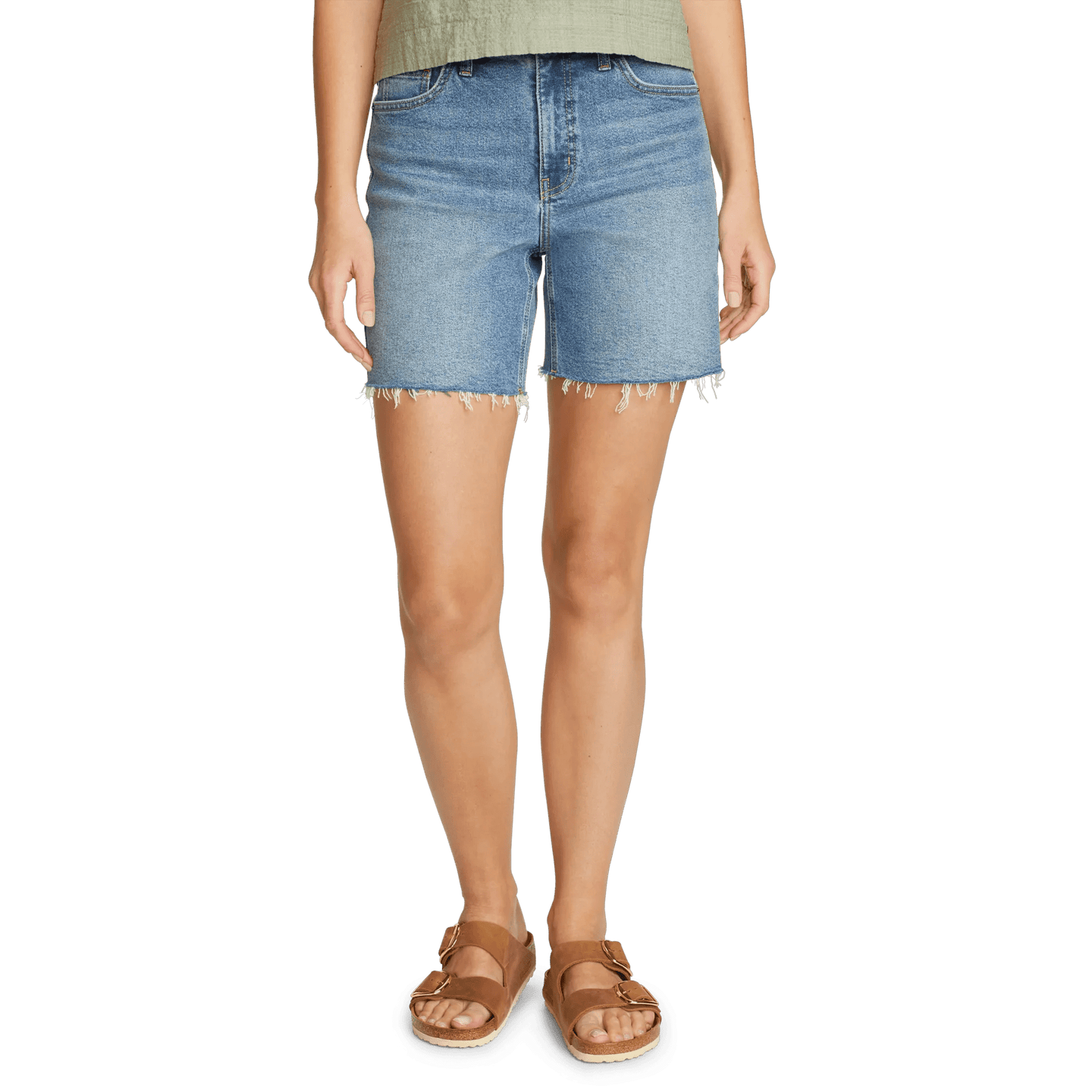 Women's Authentic High-Rise Denim Shorts - Classic Fit-Vintage-Regular-5