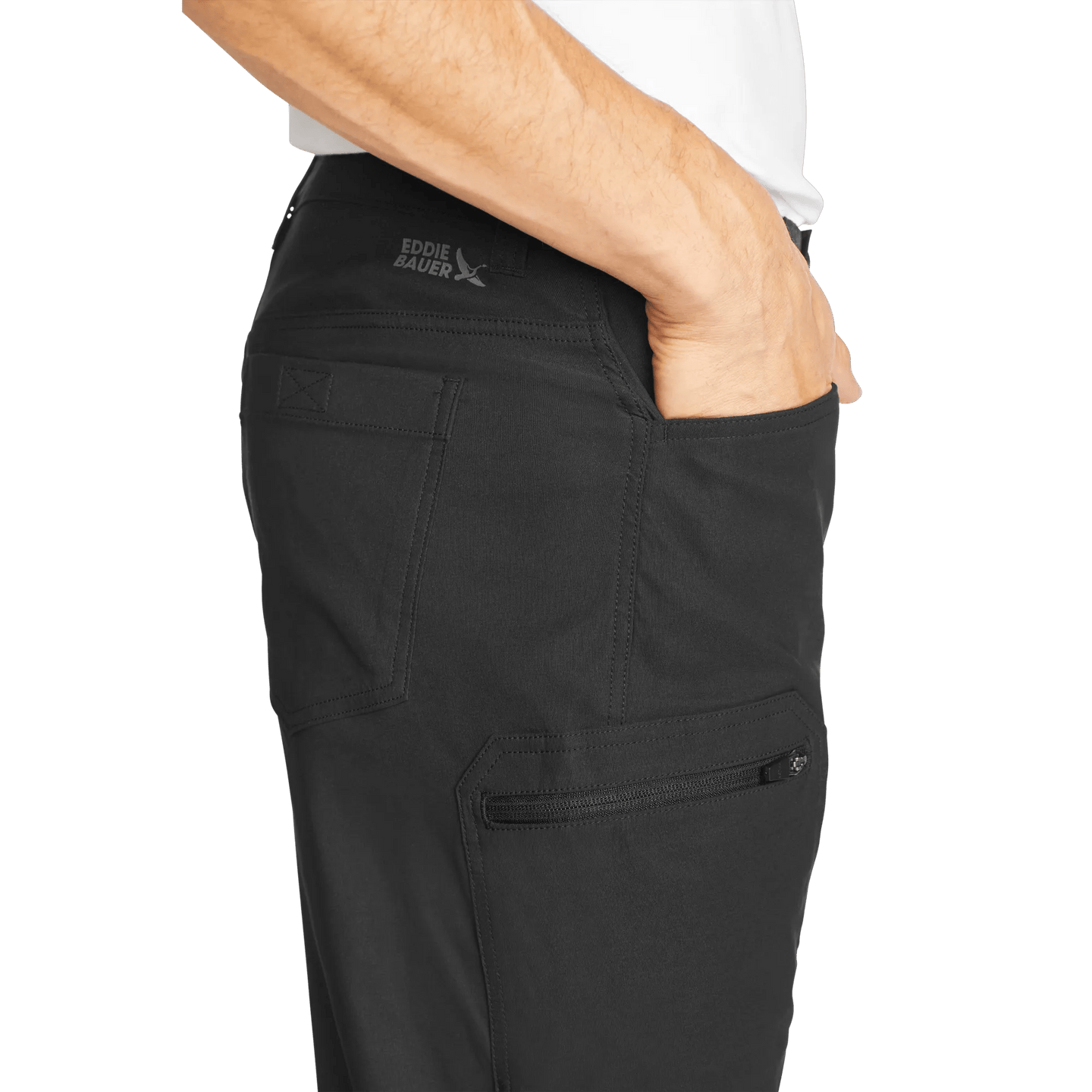 Men's Rainier Pants-Black-Regular-14
