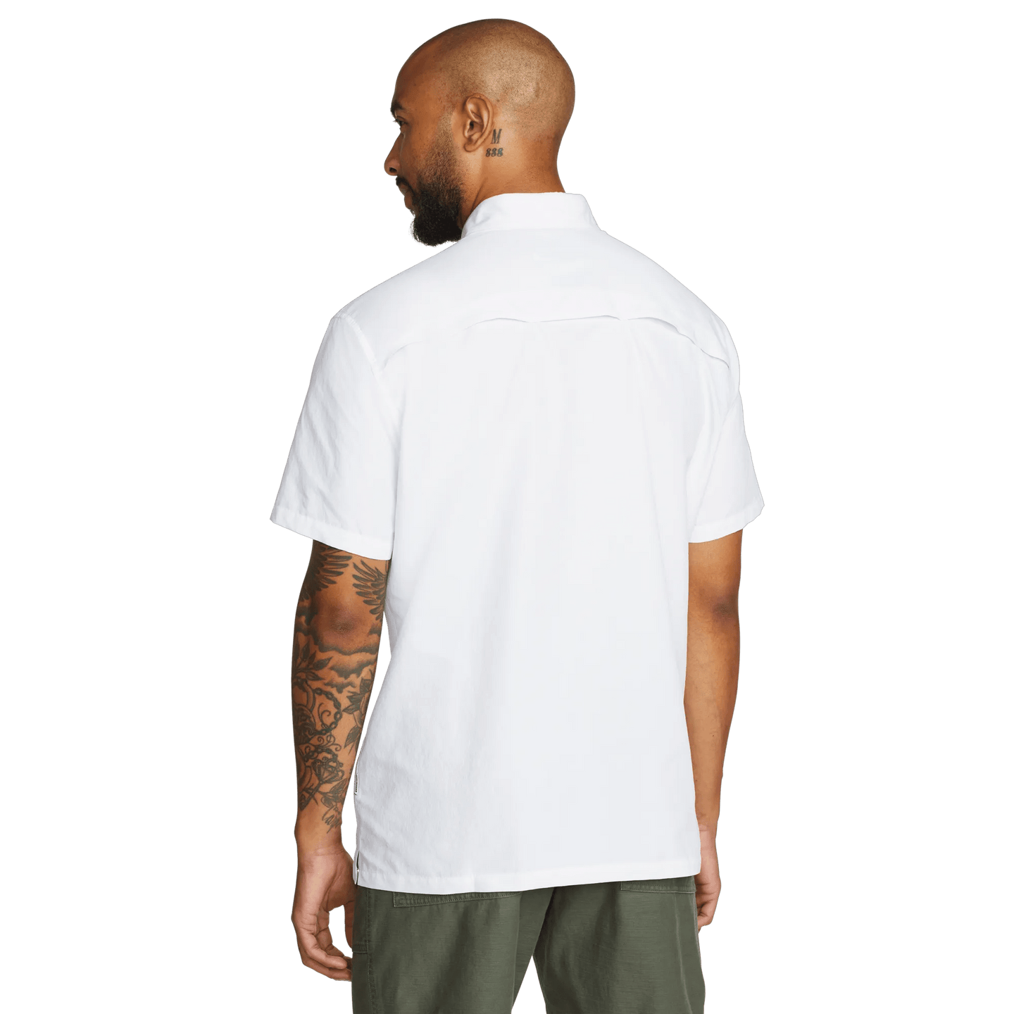 Men's Rainier Ripstop Short-Sleeve Shirt-White-Regular-12