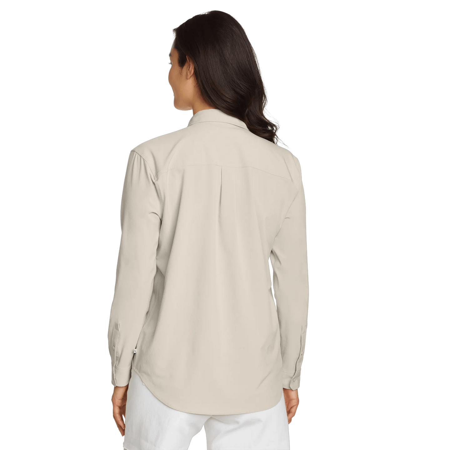 Women's Departure 3.0 LS Shirt-Pumice-Regular-13