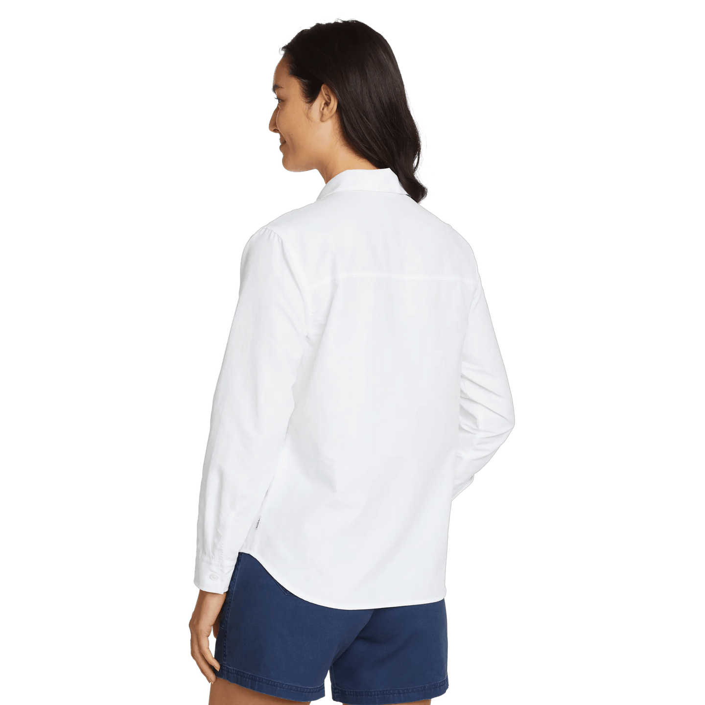 Women's Long-Sleeve Rainier Ripstop Shirt-White-Regular-6