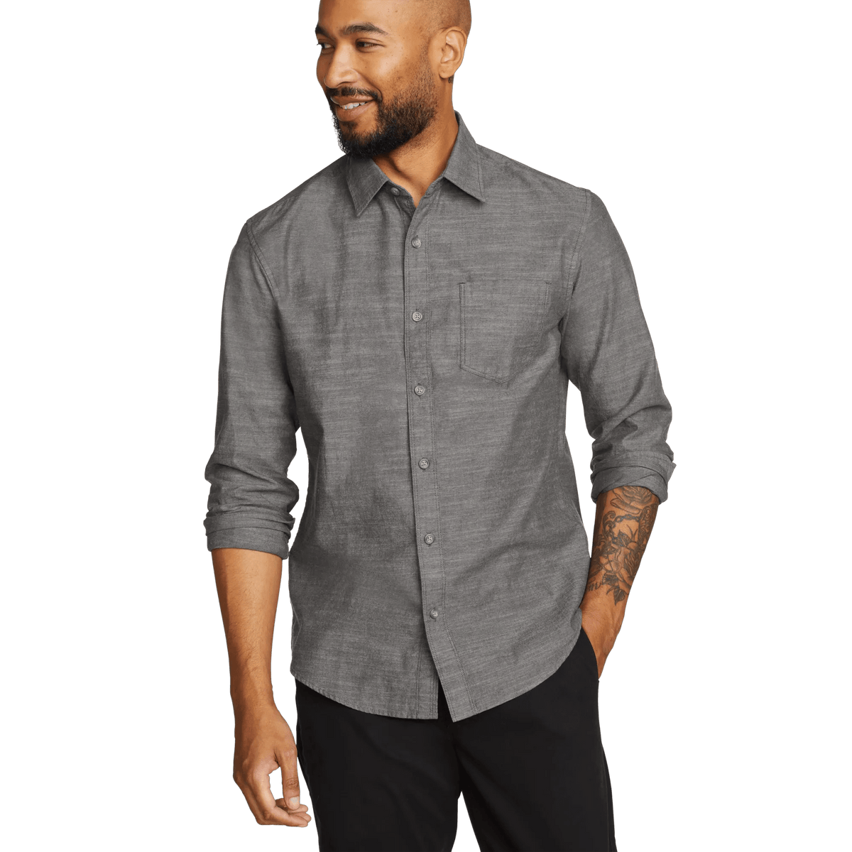 Eddie Bauer Men's LS Camano Shirt