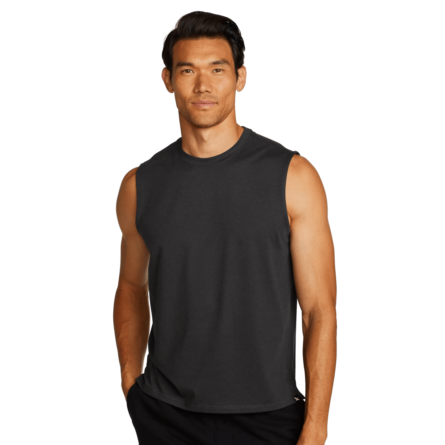 Men's Mountain Trek Tank-Charcoal Htr-Regular-1