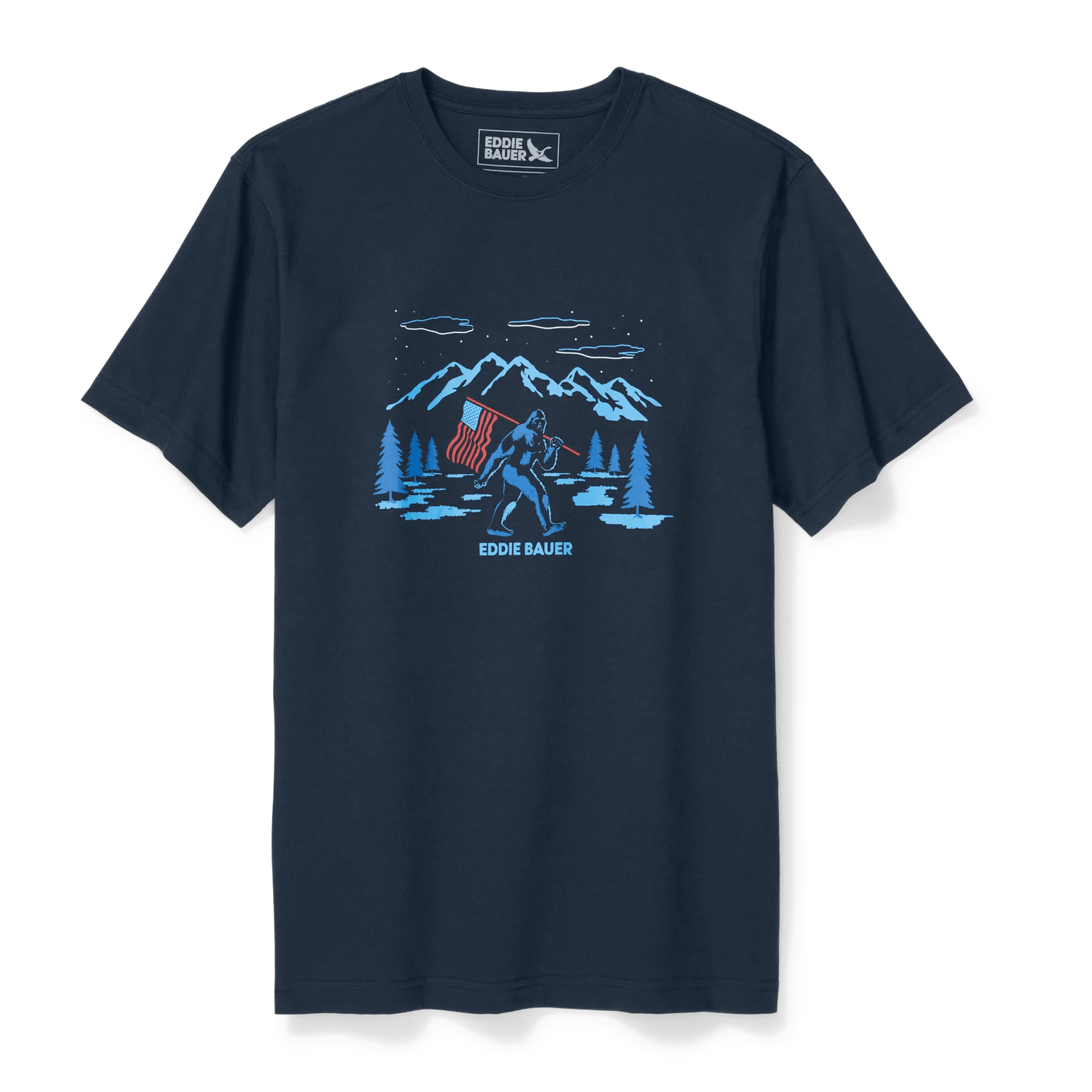 EB Graphic T-Shirt - Squatch Flag-Brook-Regular-2