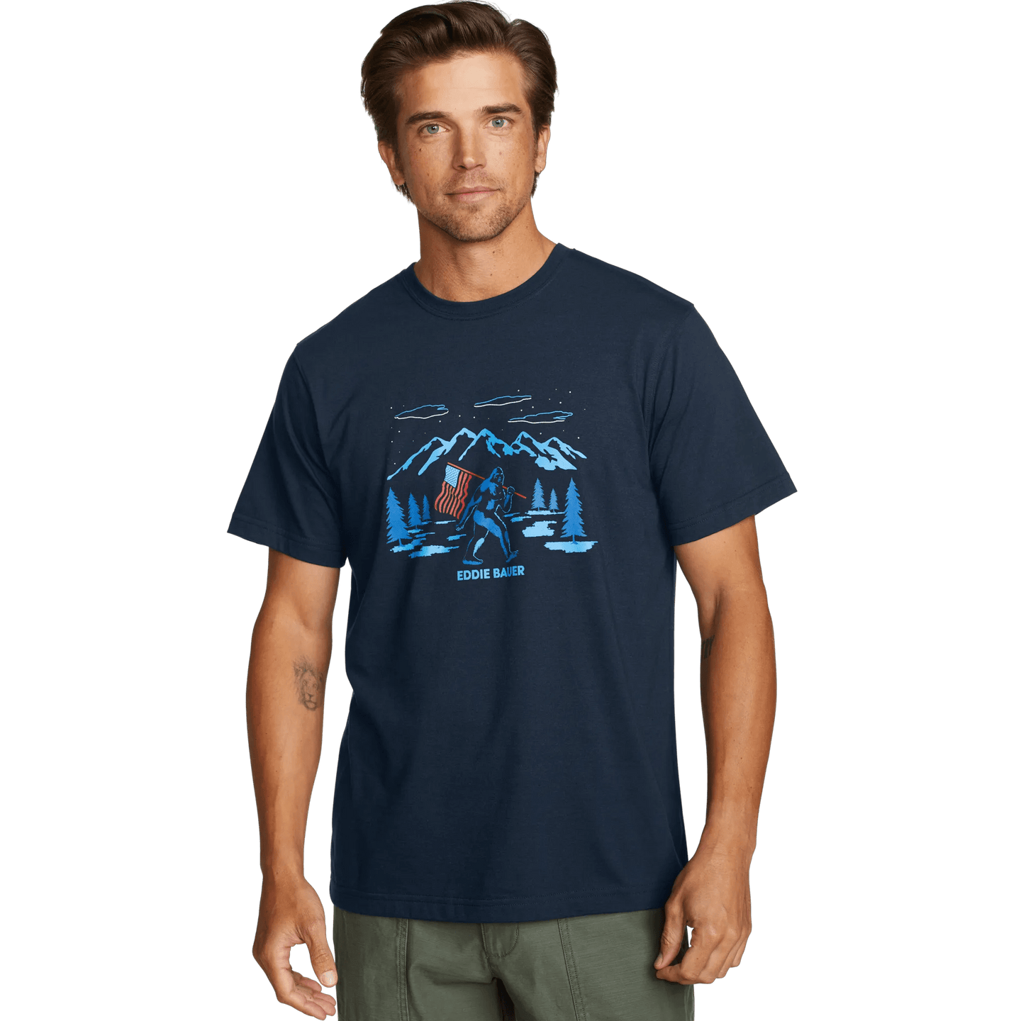 EB Graphic T-Shirt - Squatch Flag-Brook-Regular-1