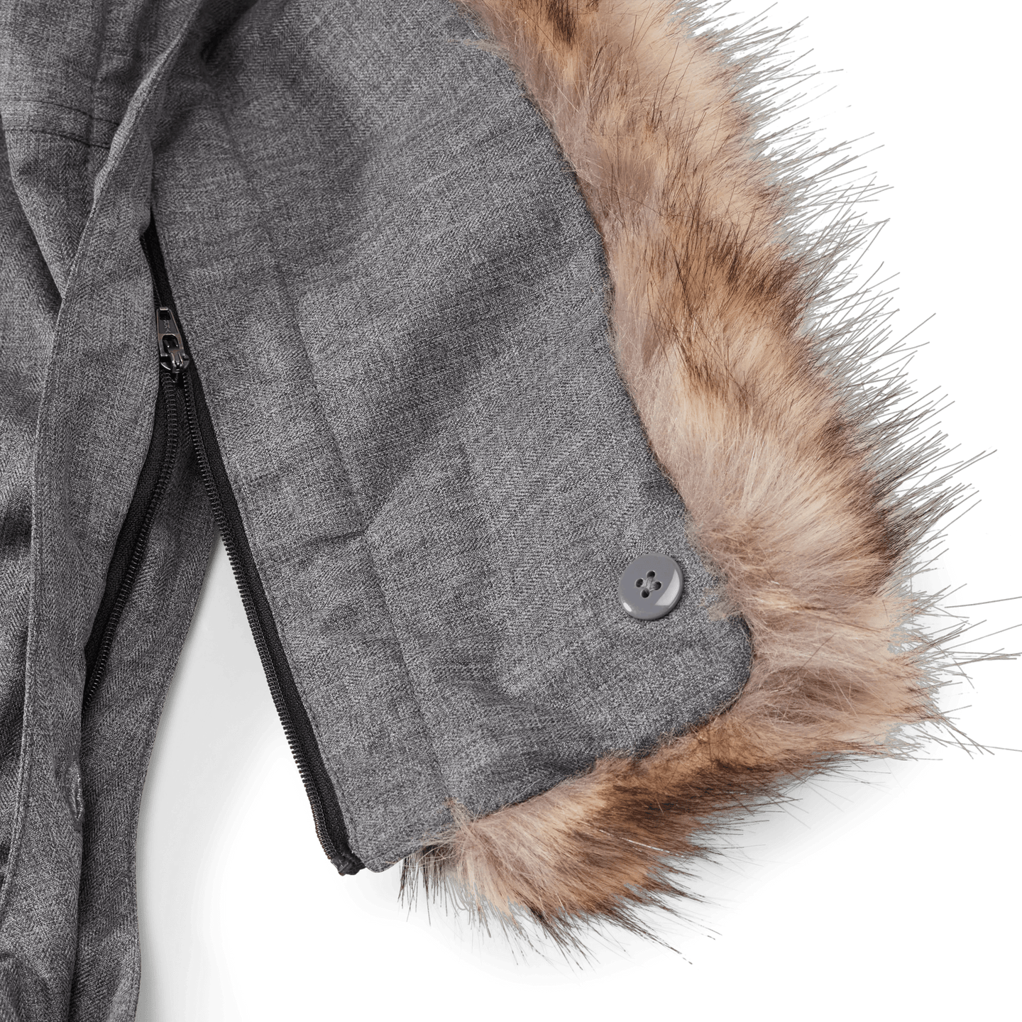 Men's Superior Down Waterproof Hooded Parka-Htr Gray-Regular-9