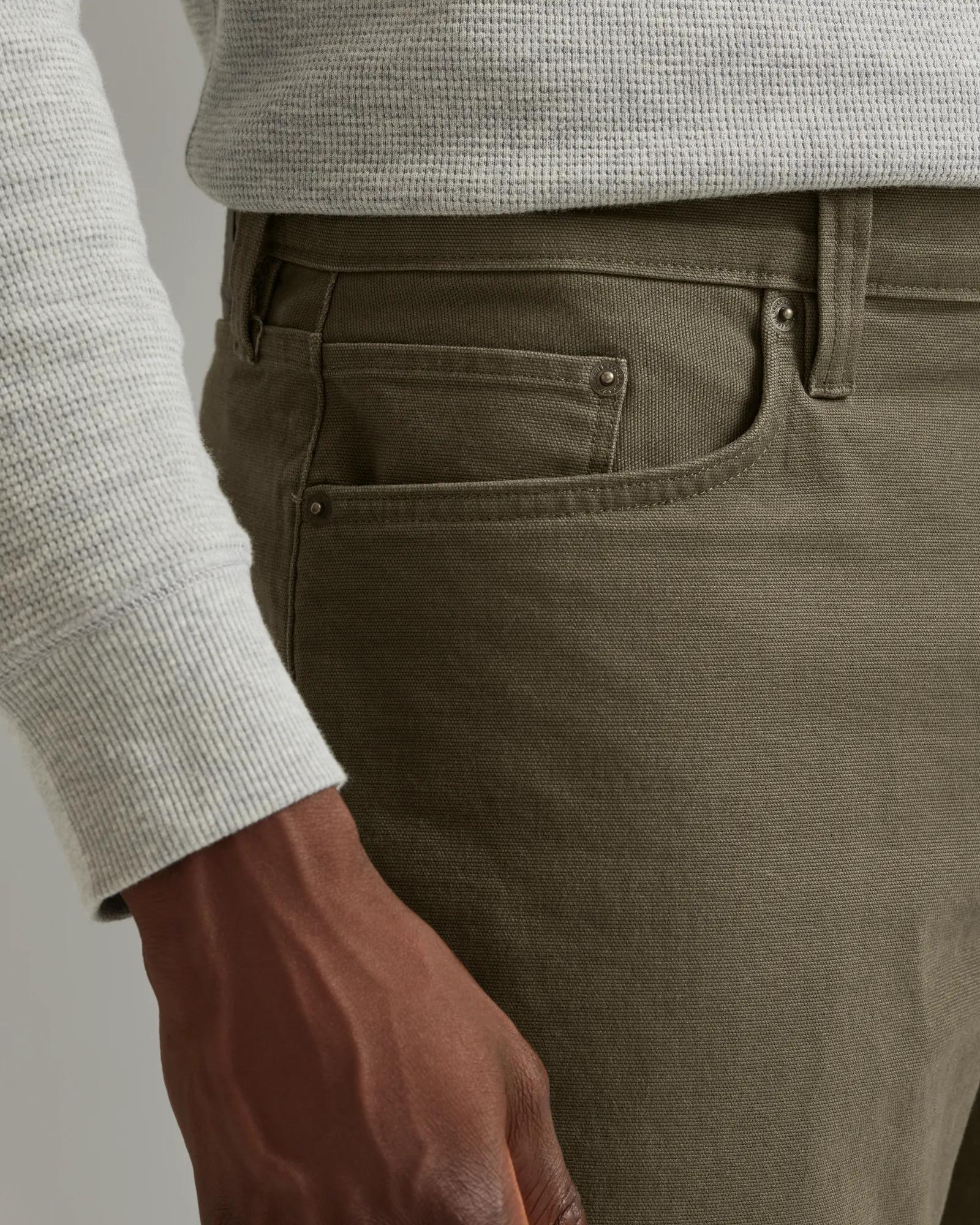 Eddie Bauer Men's Flex Mountain Canvas 5Pocket