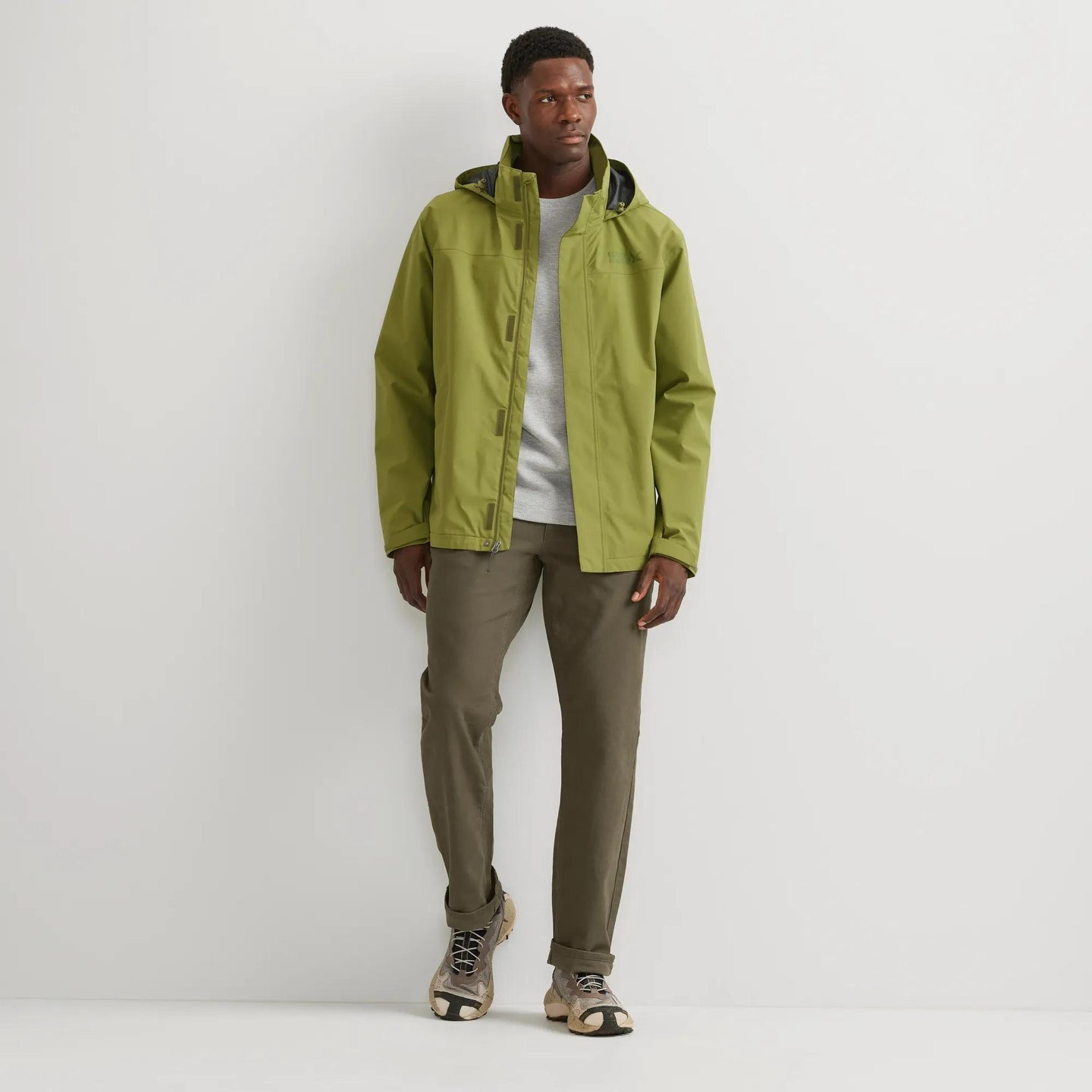 Men's Mountain Flex Classic Fit Canvas Pants-Dk Fatigue-Regular-8