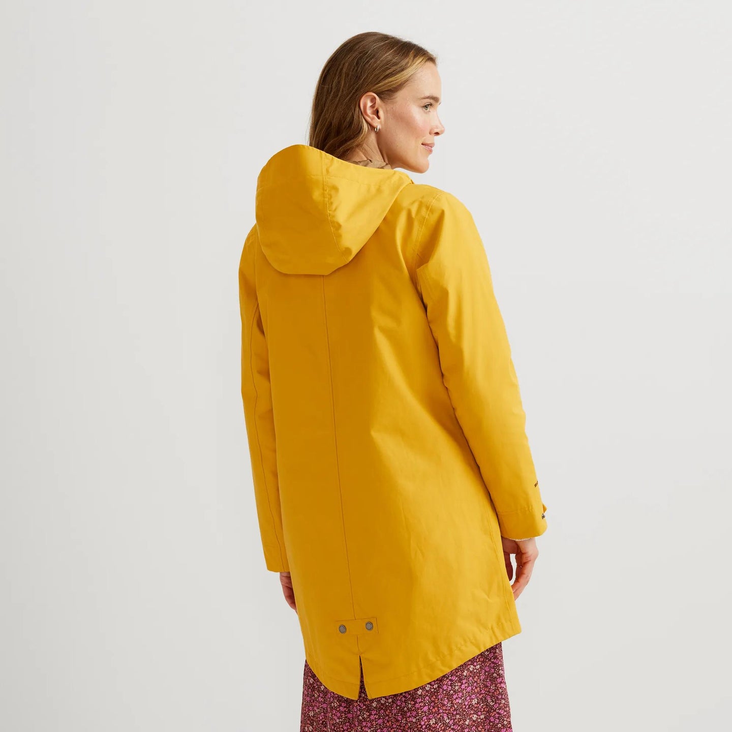 Women's Charly Waterproof Hooded Rain Parka-DK MARIGOLD-Regular-10
