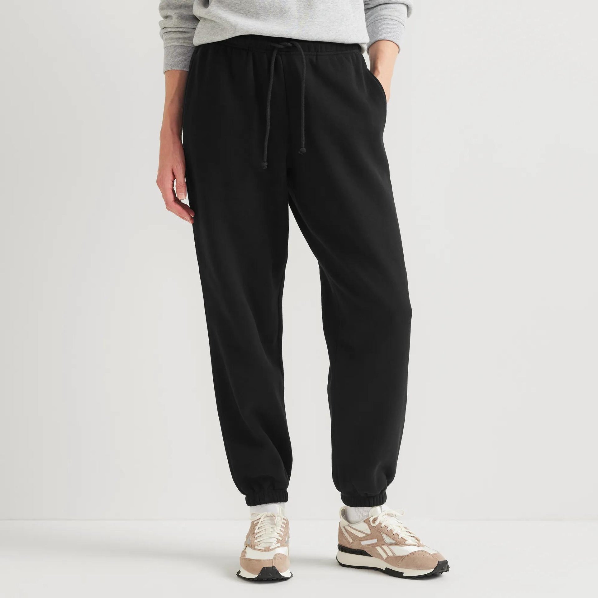 EA7 EMPORIO ARMANI Pantaloni Joggers Da Donna Estivi Shiny In Cotone Garzato Stretch 3rtp65