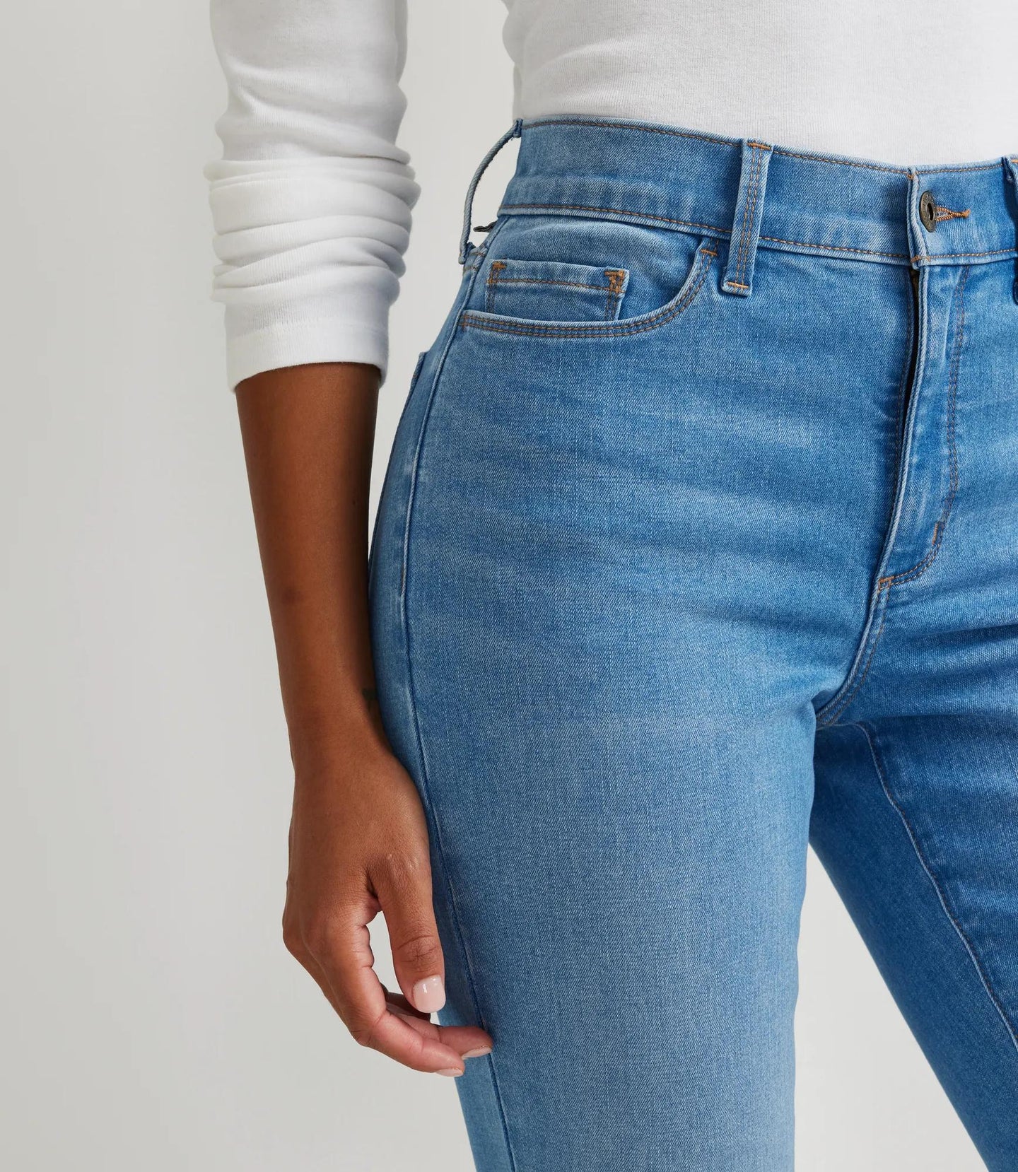 Women's Venture Stretch High-Rise Straight Leg Jeans-Creek-Regular-7