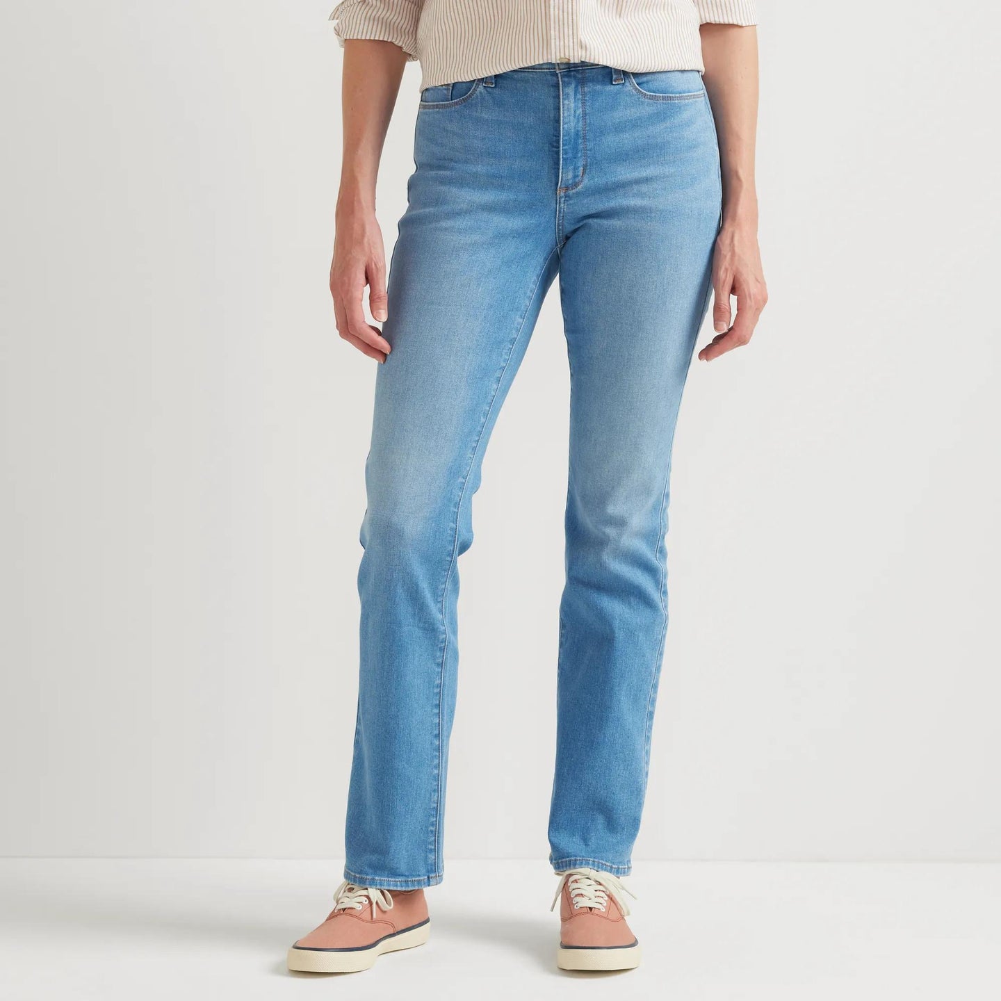 Women's Venture Stretch High-Rise Bootcut Jeans-Creek-Regular-2