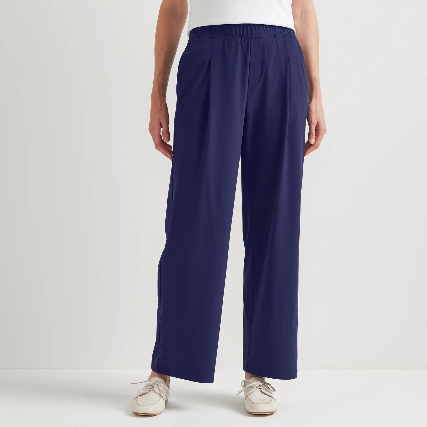 Women's Departure High-Rise Wide Leg Travel Pants-Atlantic-Regular-2