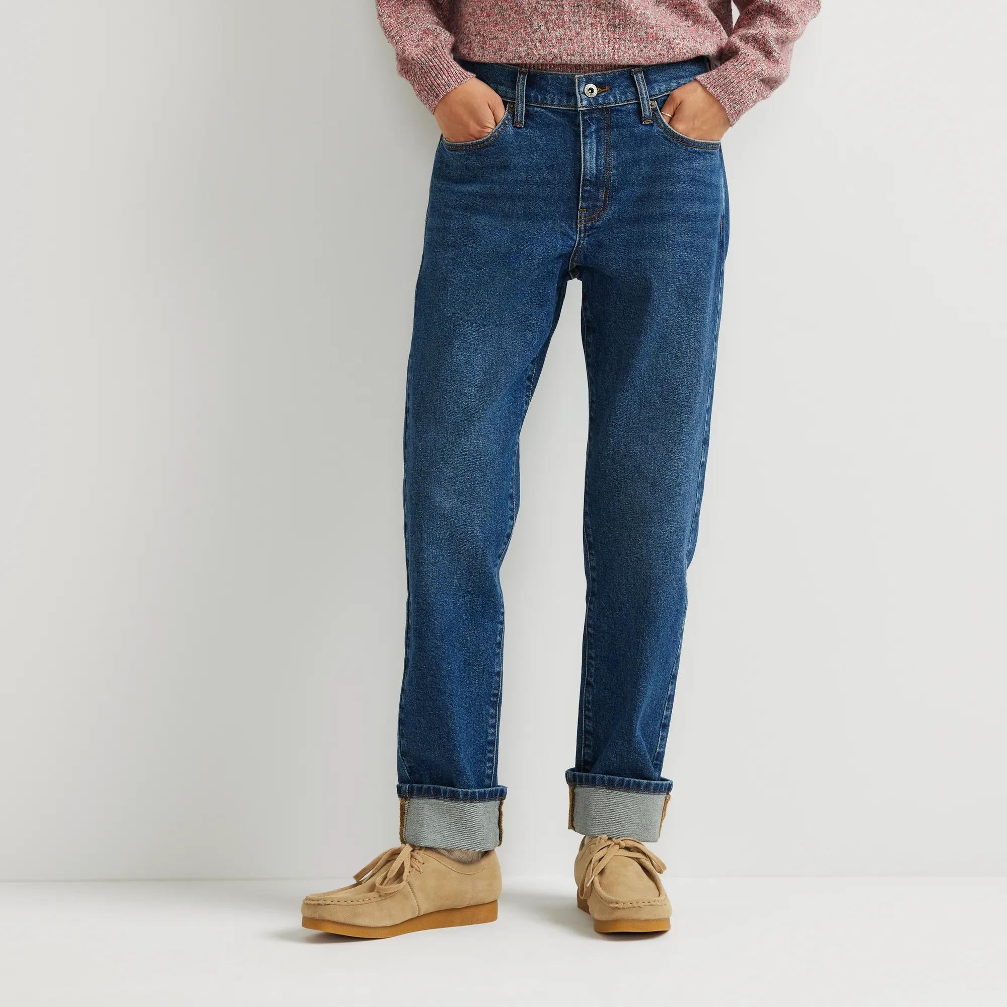 Eddie Bauer 80-90s 2タック デニム イージー トラウザー Eddie Bauer Women's Authentic 90's Boyfriend Je