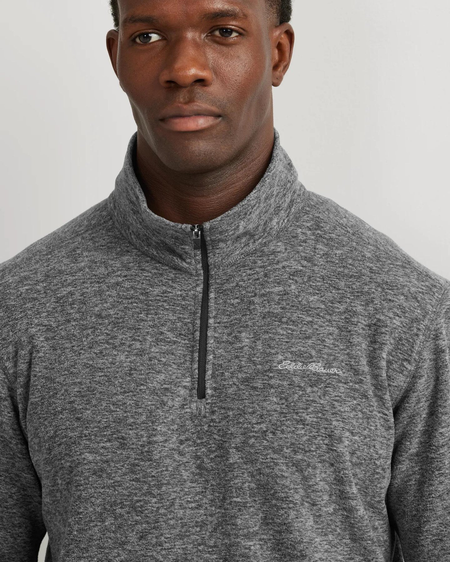 Men's Quest Fleece 1/4-Zip Pullover-Charcoal Htr-Regular-13