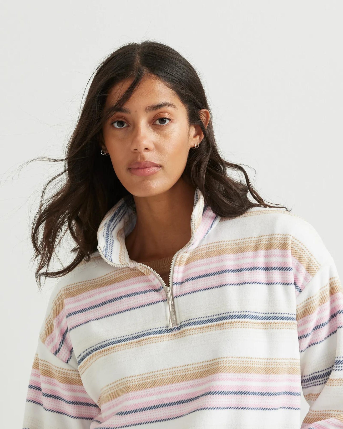 Women's Quest Fleece 2.0 Pullover - Print-Birch-Regular-8