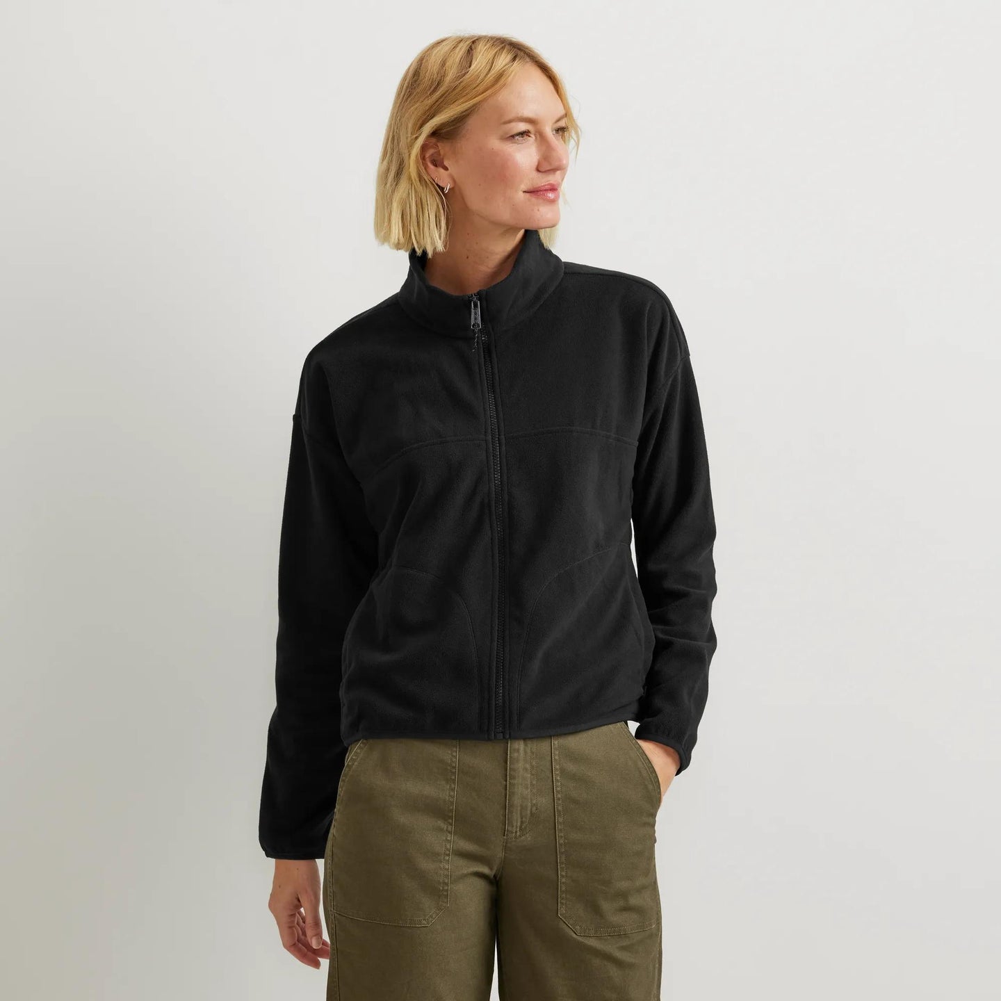 Women's Quest Fleece 2.0 Full-Zip Jacket-Black-Regular-18